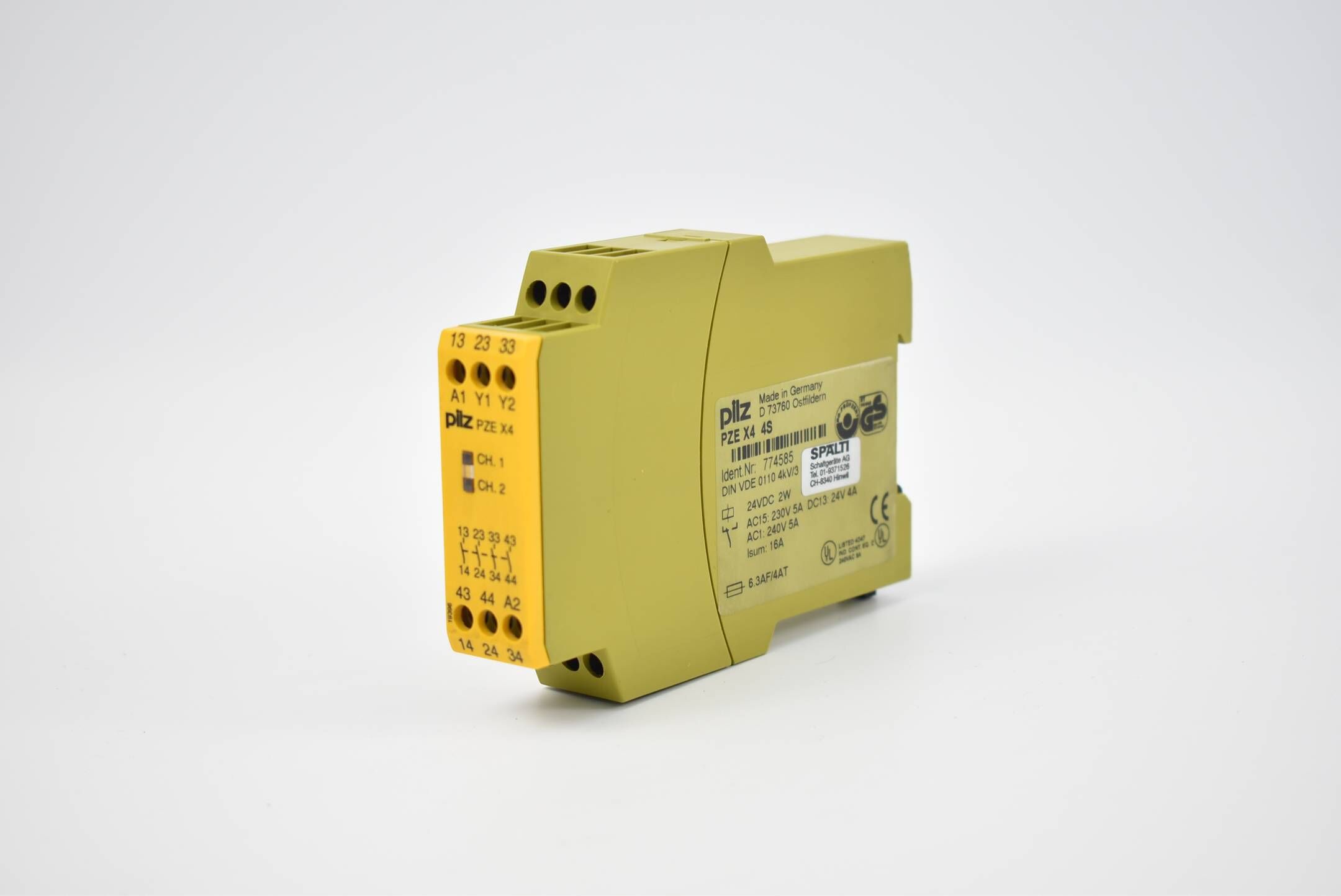 Pilz Sicherheitsrelais PZE X4 4S ( 774585 ) 2W