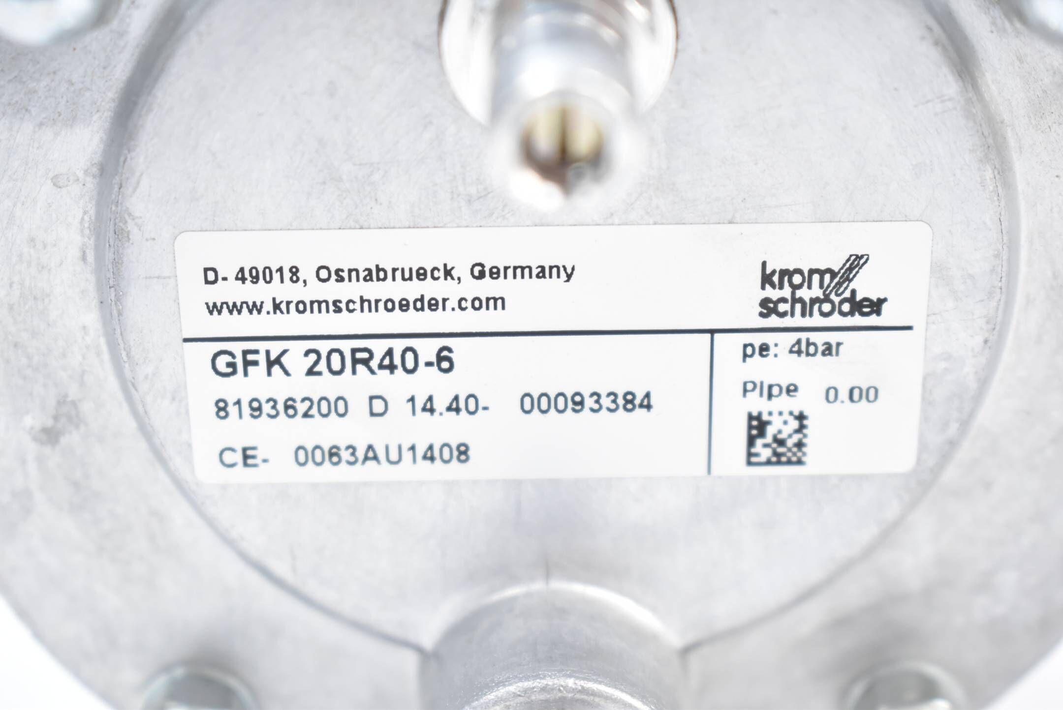 Krom Schröder Gasfilter 4bar 3/4" GFK 20R40-6