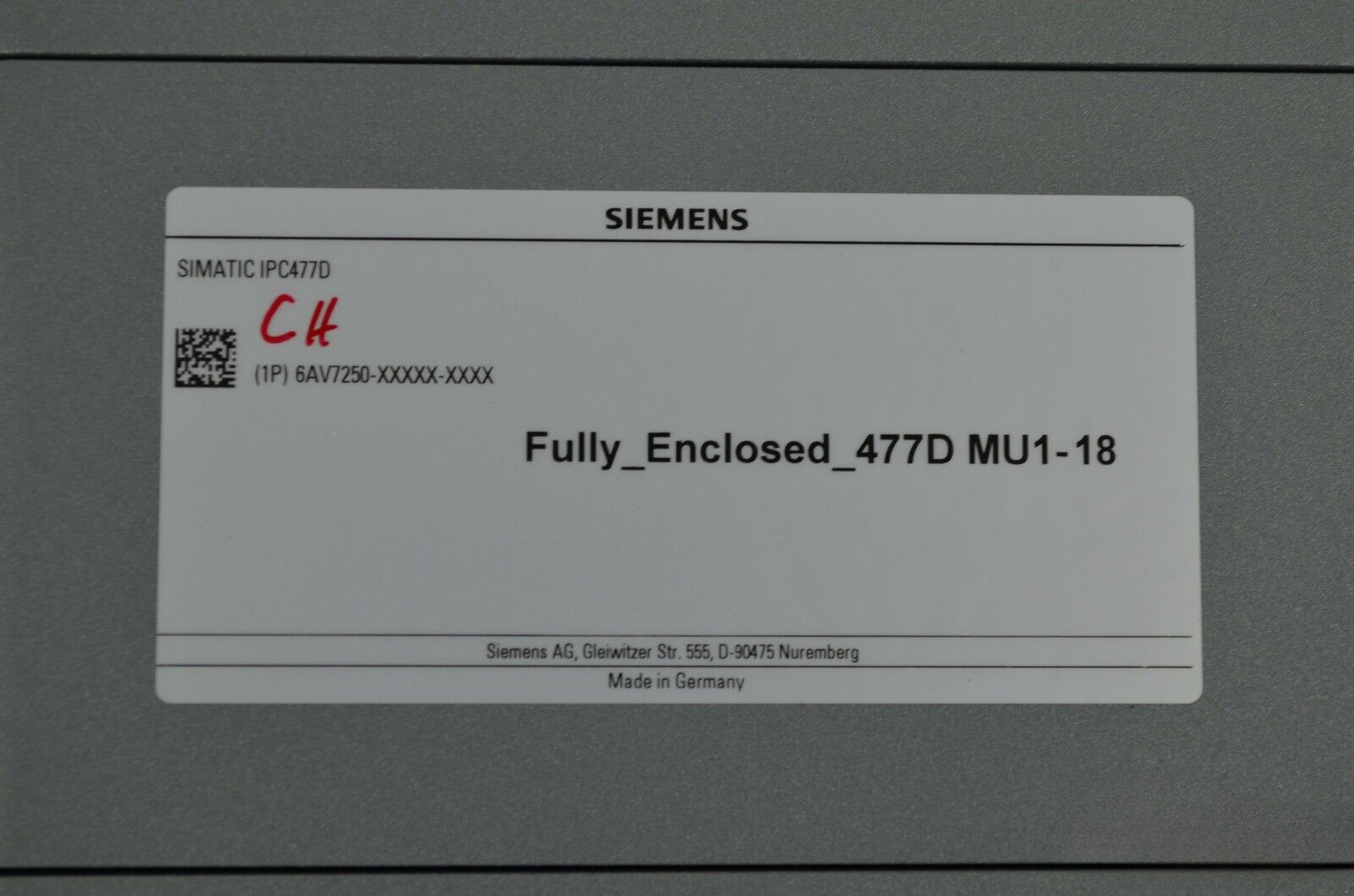 Siemens simatic IPC477D PRO 6AV7250-0FC05-0HA0 ( 6AV7 250-0FC05-0HA0 )