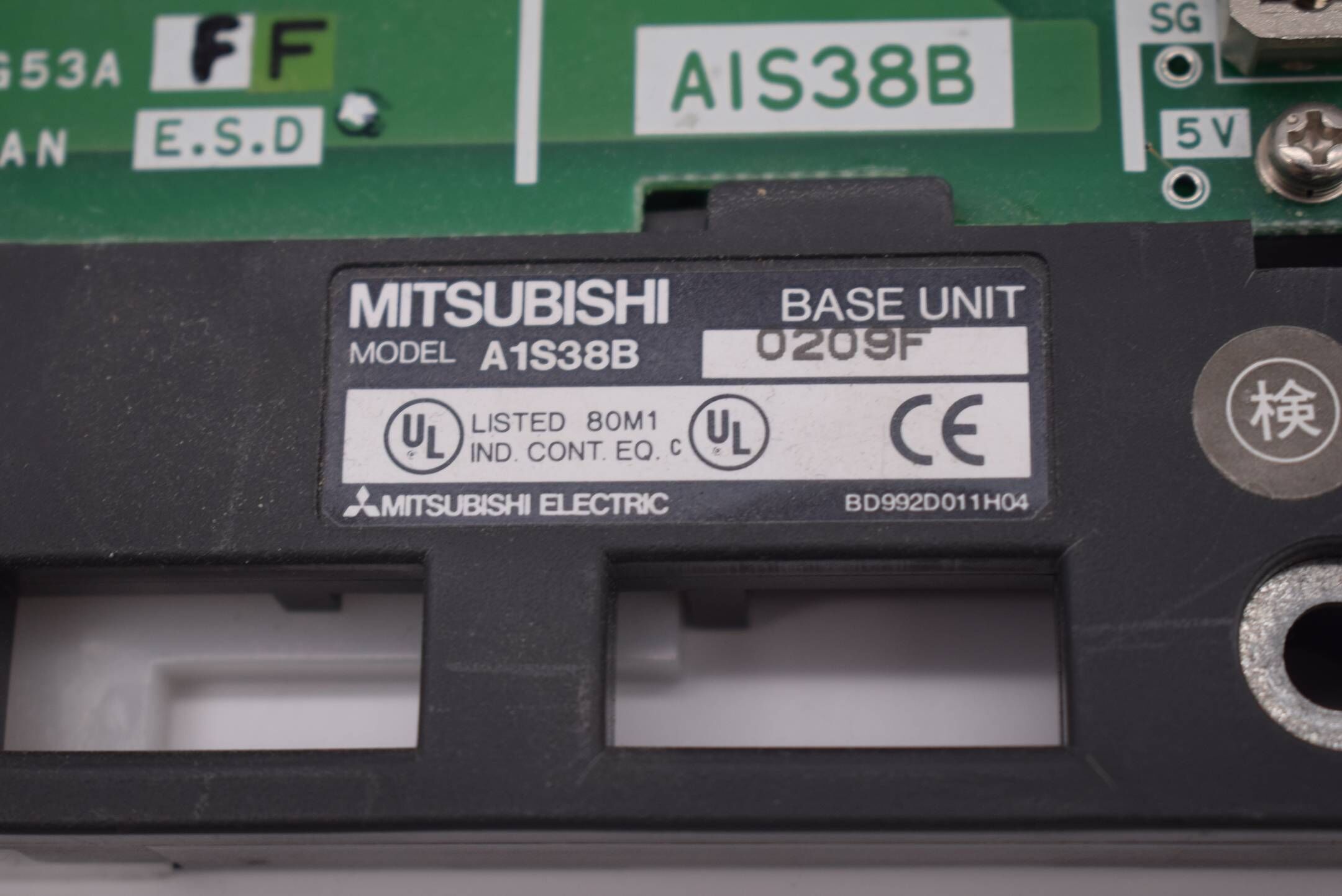 Mitsubishi Base Unit A1S38B