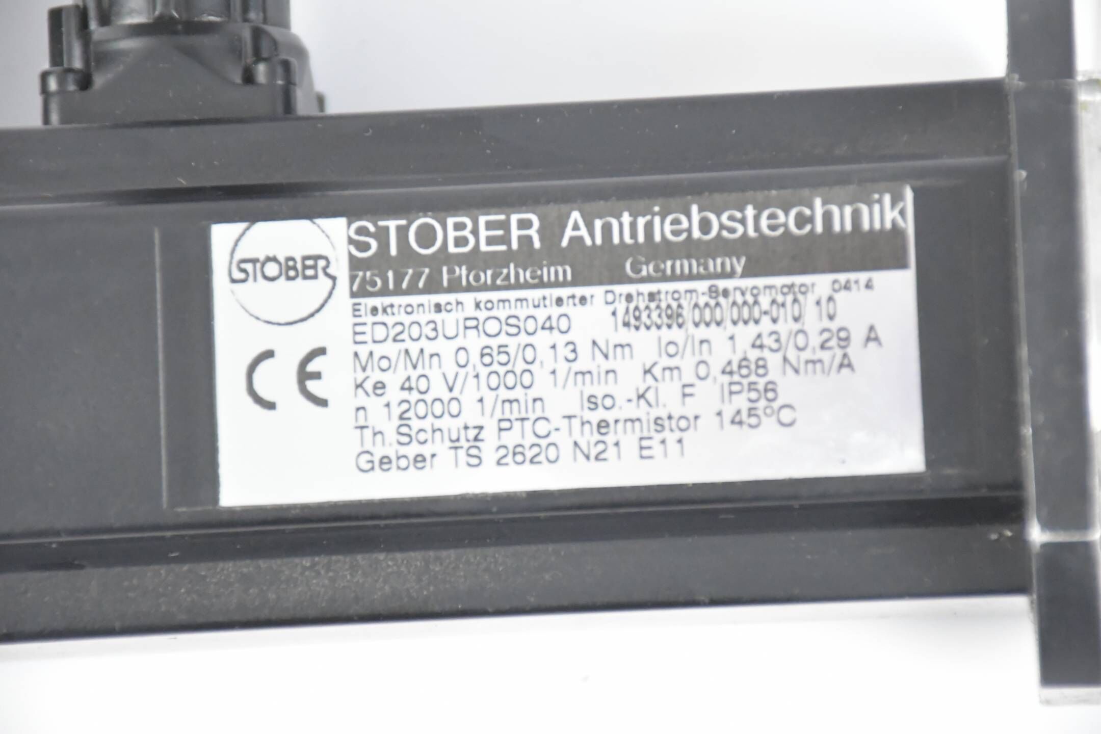 Stöber Servomotor ED203UROS040 ( 1493396/001/000-010 )