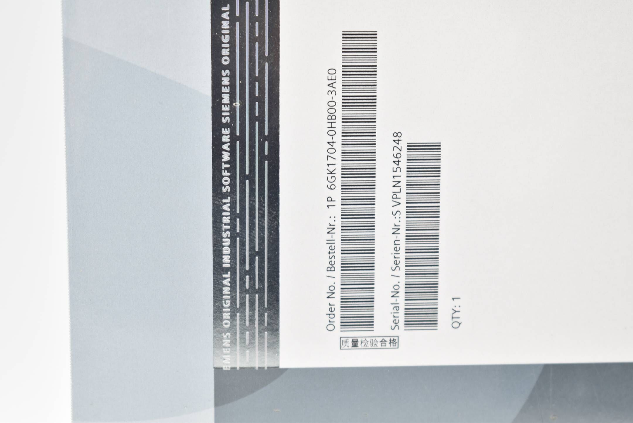 Siemens simatic NET SOFTNET-IE S7 Upgrade V15 SP1 Redconnect 6GK1704-0HB00-3AE0 