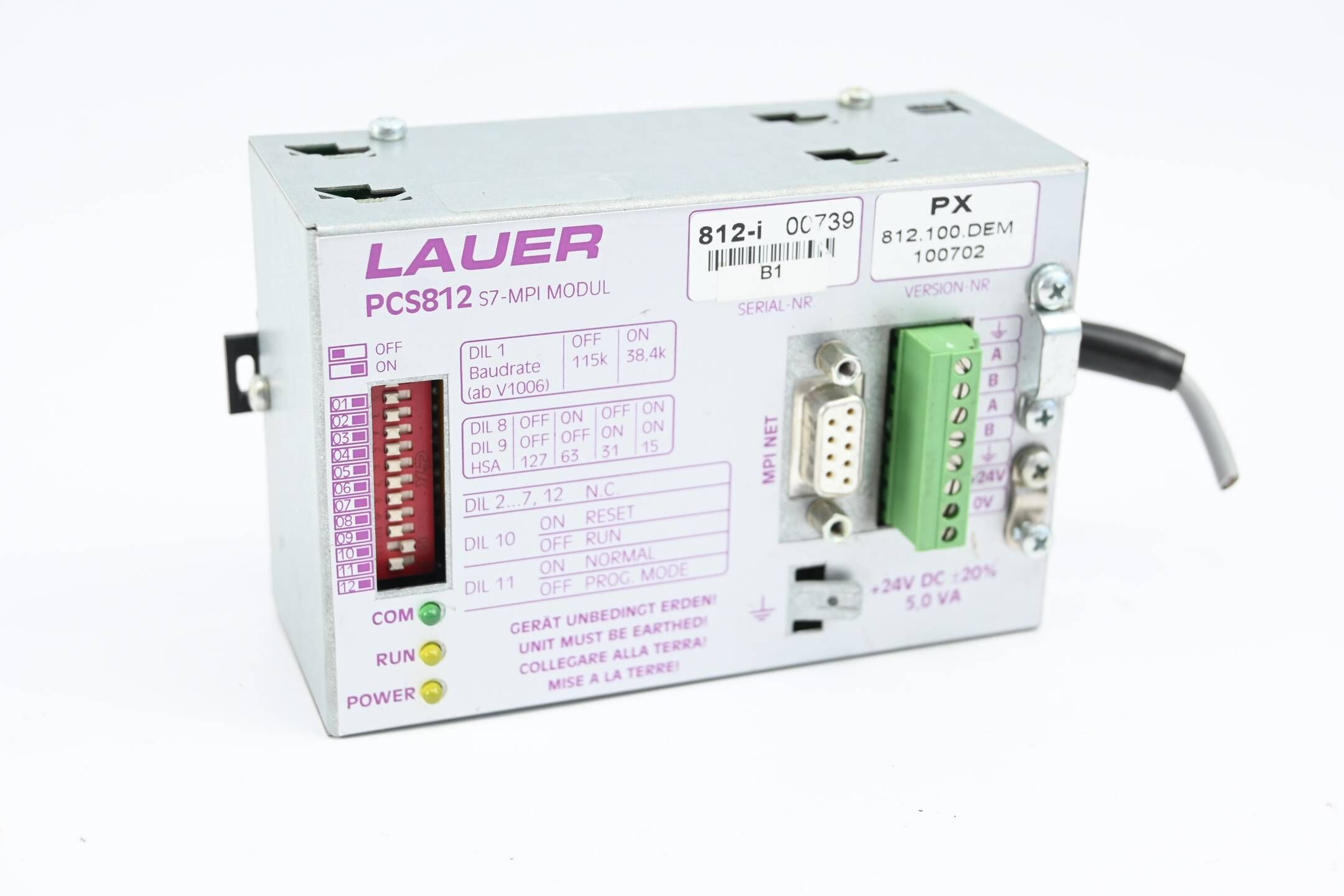 Lauer PCS812 S7-MPI Modul