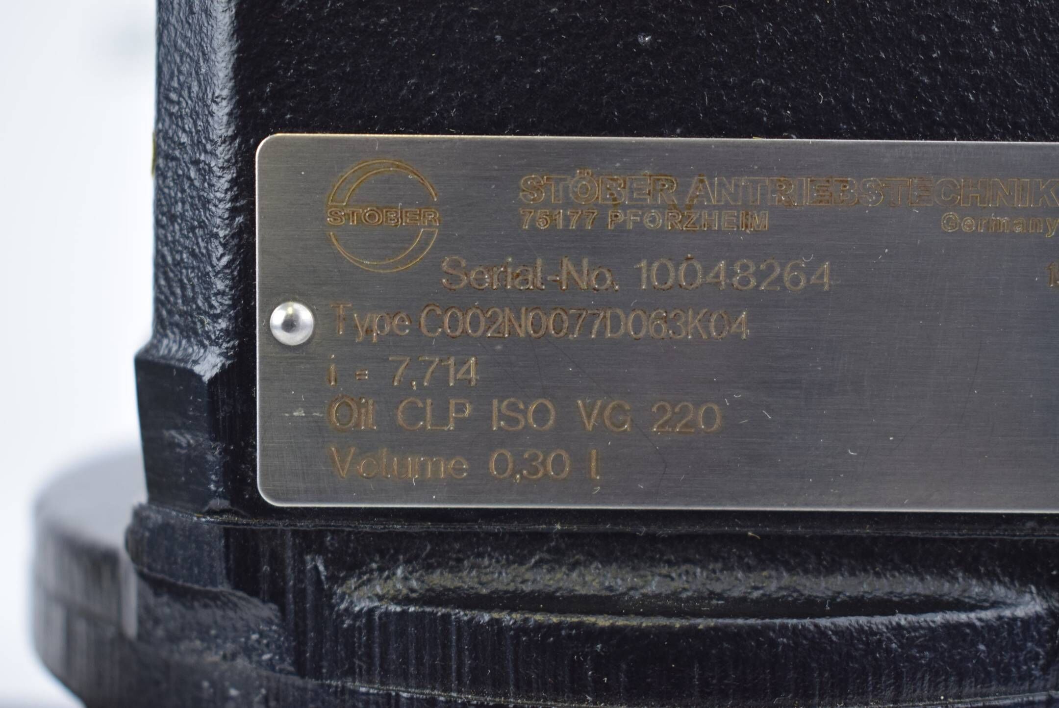 Stöber 3~Typ Servo-Motor K21R 63 ( TLB 960 ) inkl. Getriebe C002N0077D063K04