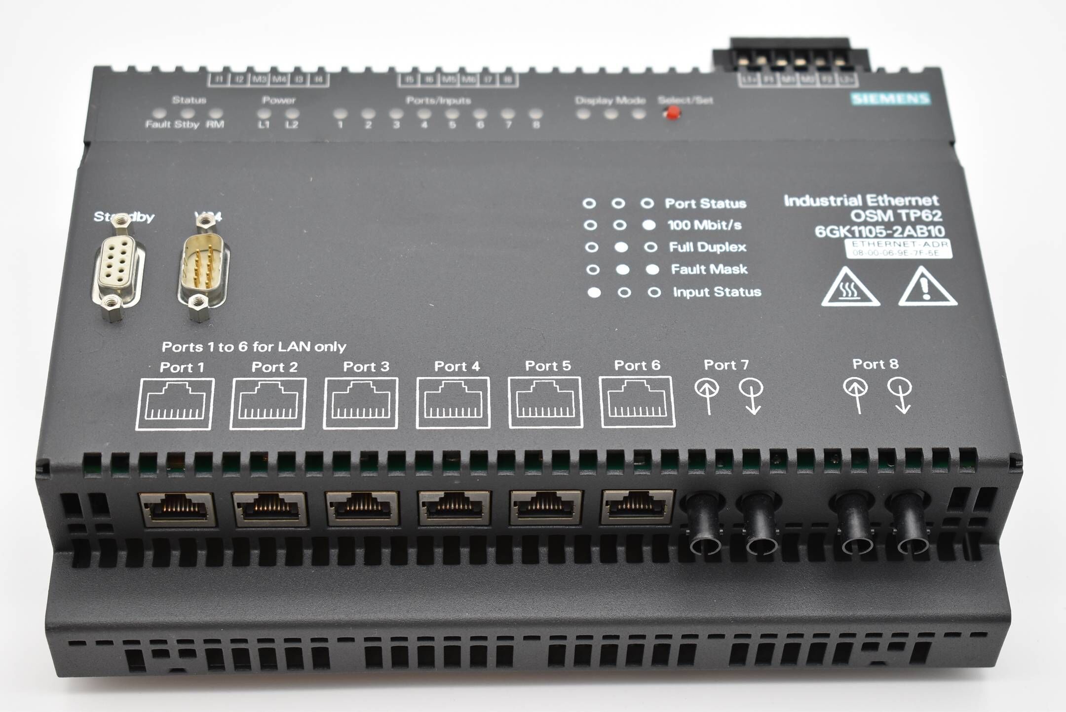 Siemens simatic NET Ethernet Module 6GK1105-2AB10 ( 6GK1 105-2AB10 ) E.9