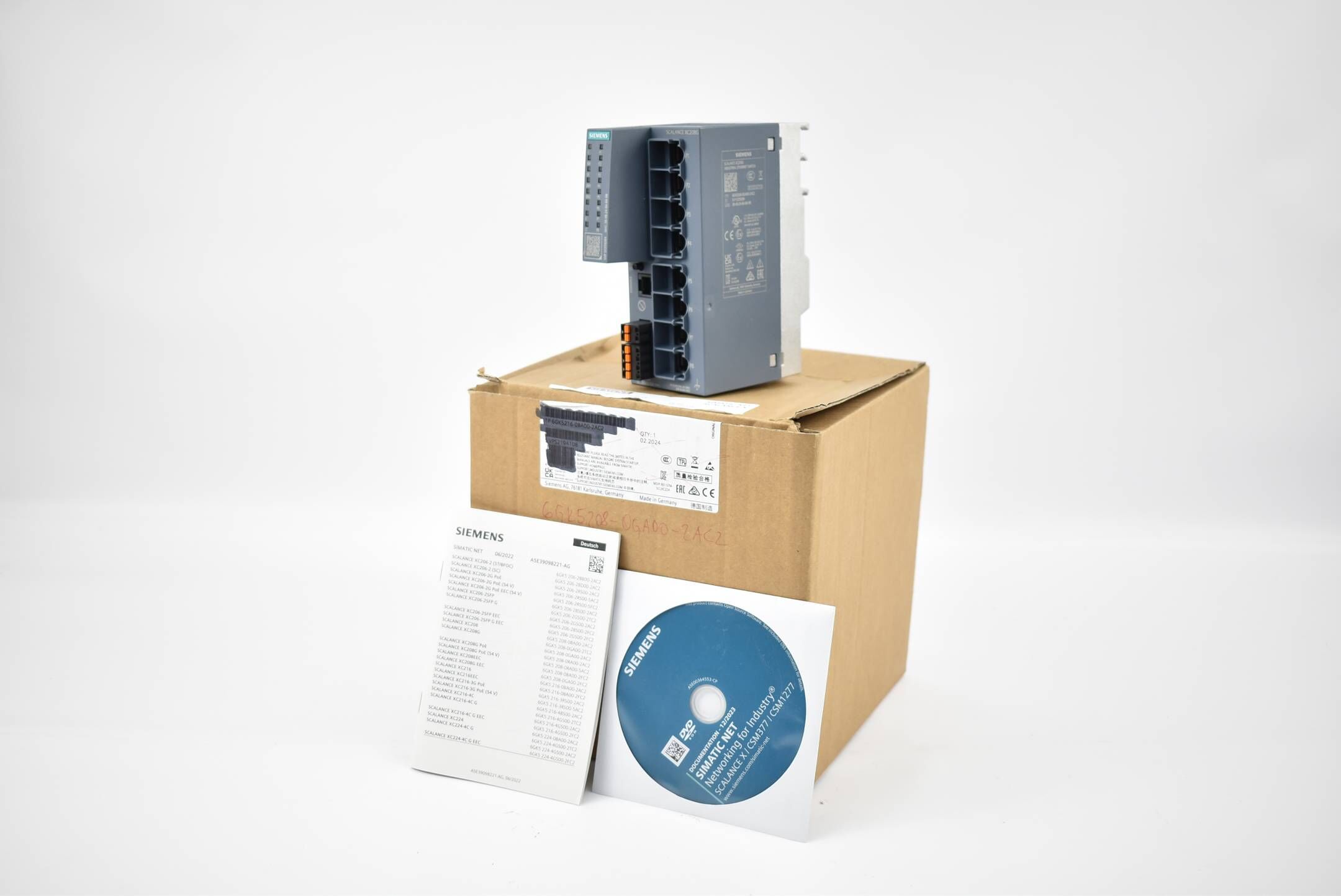 Siemens simatic Net Switch Module 6GK5 208-0GA00-2AC2 ( 6GK5208-0GA00-2AC2 ) E3