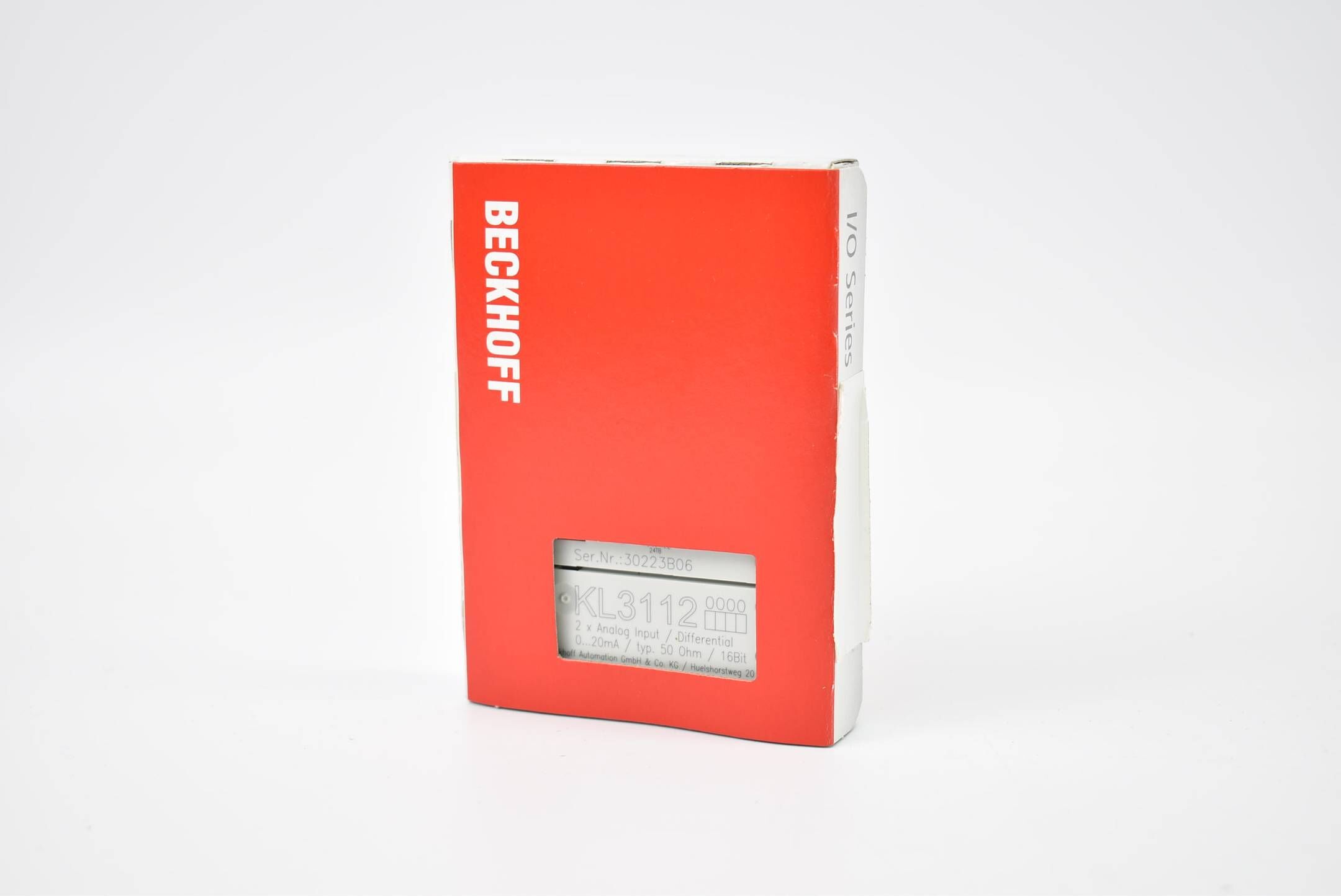 Beckhoff Busklemme 2-Kanal-Analog-Eingang 0-20mA 16Bit KL3112 ( KL 3112 )