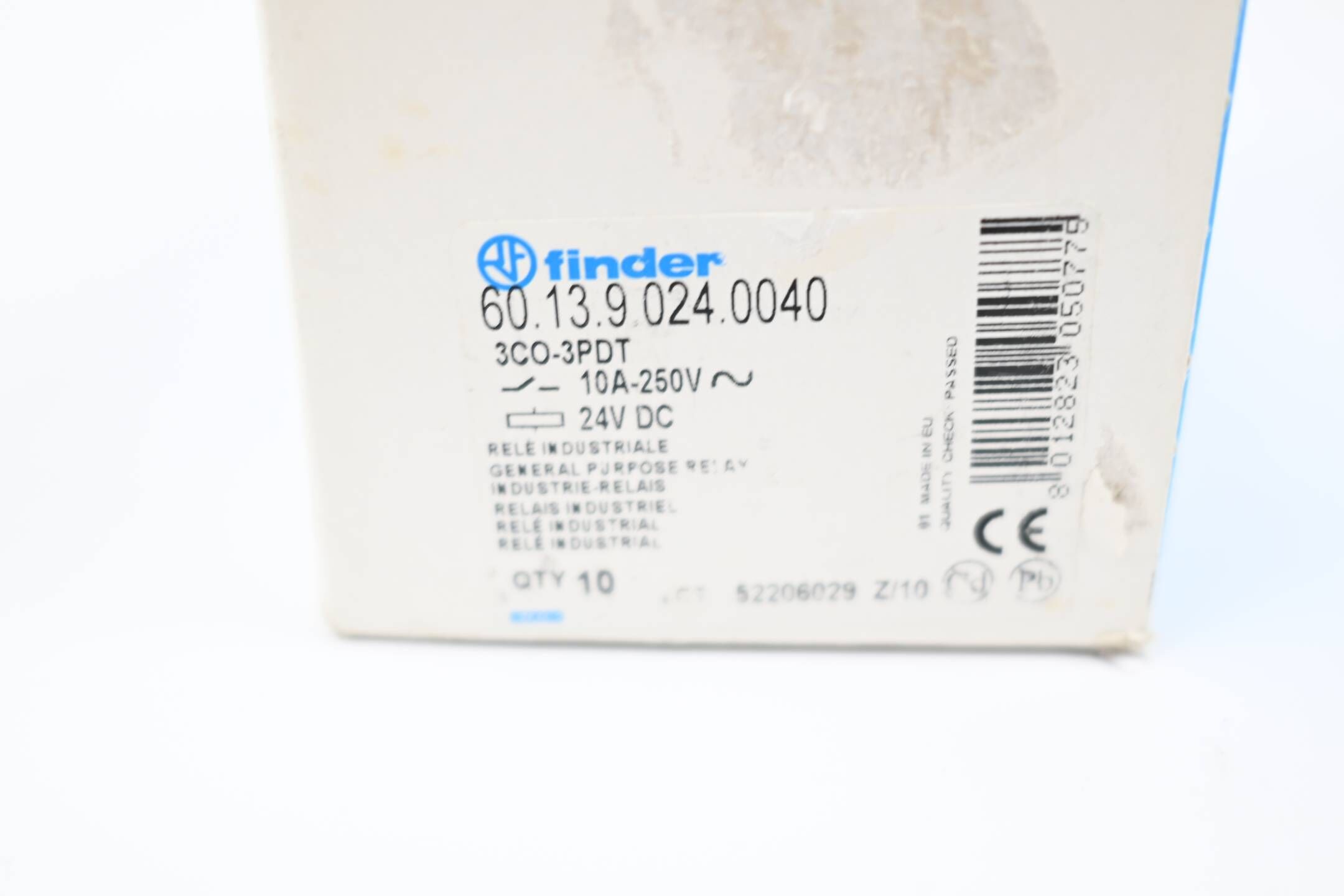 Finder Steckrelais 60.13.9.024.0040 ( 10A 250V 24VDC ) 10 STÜCK