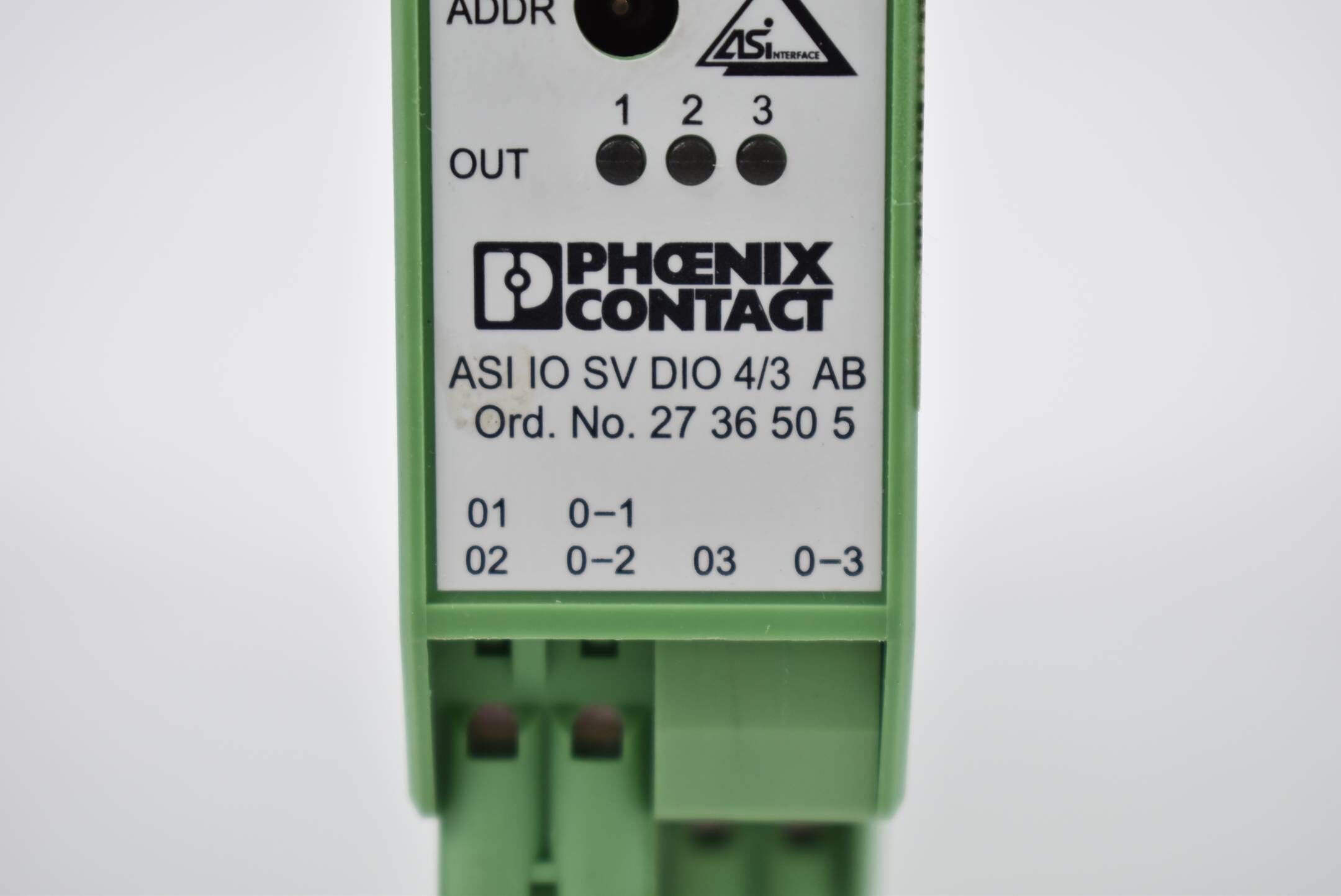 Phoenix Contact Ein-/Ausgabemodul ASI IO SV DIO 4/3 AB 12-30 VDC 0,5A 2736505