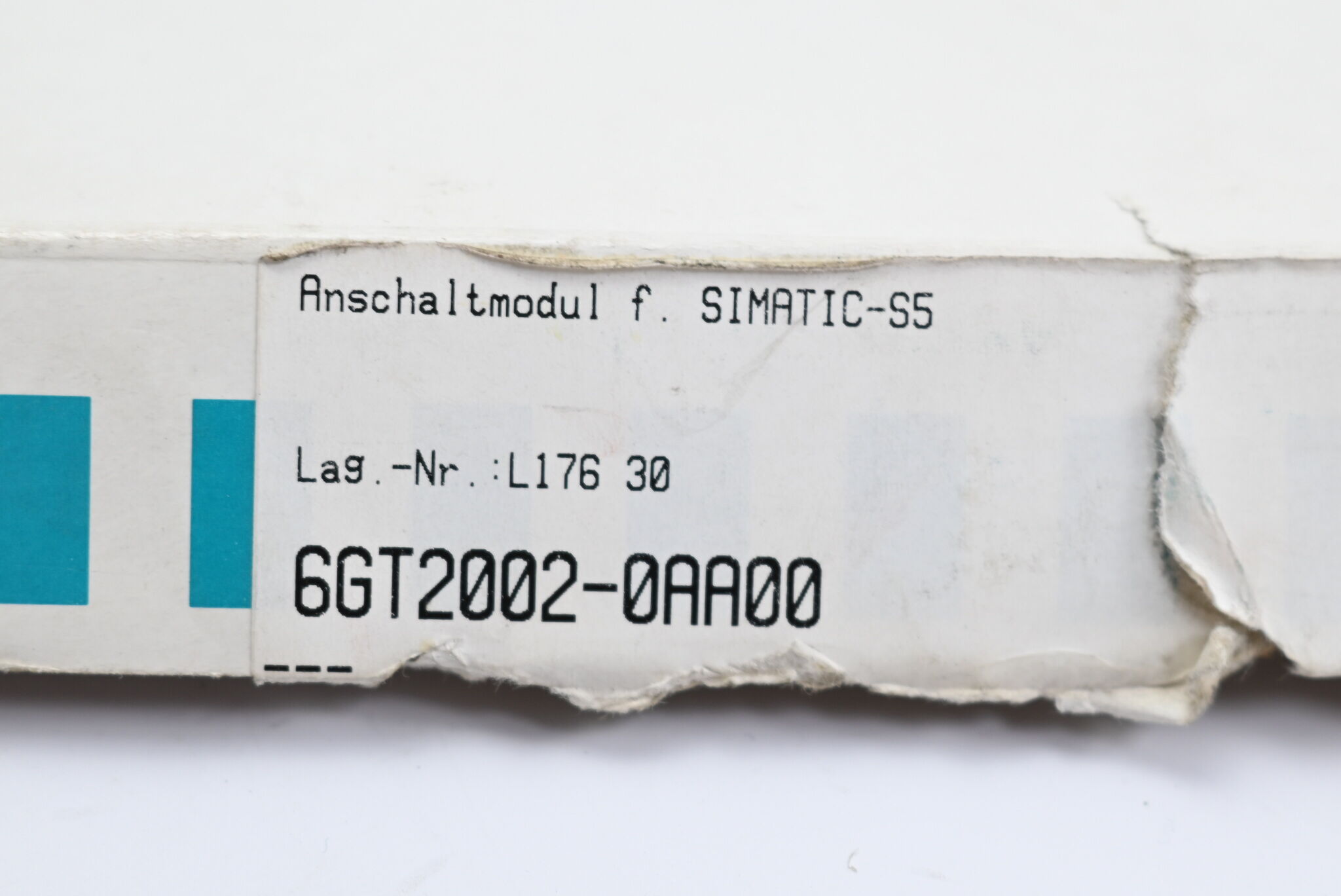 Siemens MOBY Grundmodul ohne Kanalmodul 6GT2002-0AA00 ( 6GT2 002-0AA00 )