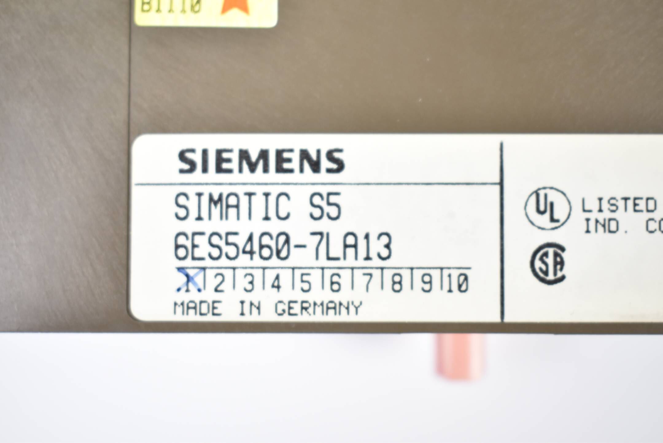 Siemens Simatic S5 analog Input 8 Channels 6ES5460-7LA13 ( 6ES5 460-7LA13 ) 