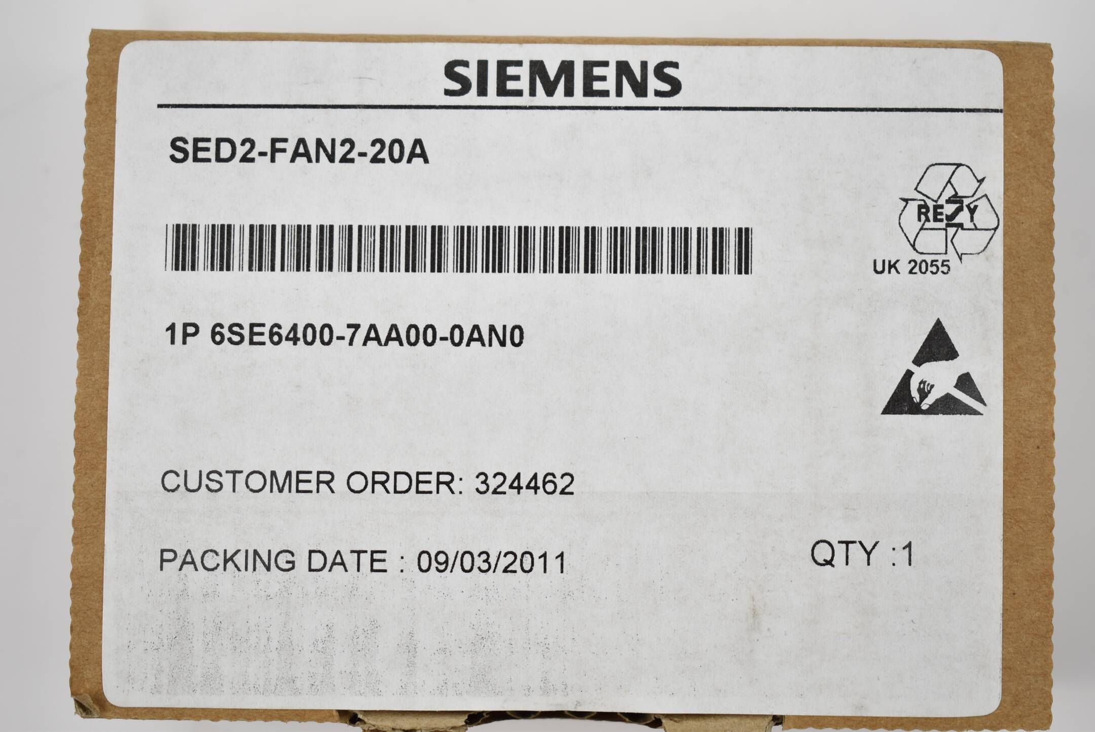 Siemens Micromaster 420/440 Lüftereinheit 6SE6400-7AA00-0AN0 ( 6SE6 400-7AA00-0AN0 )