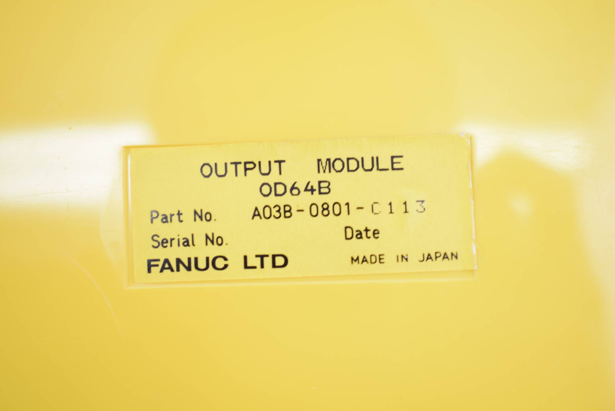 Fanuc Ausgangsmodul OD64B A03B-0801-C113