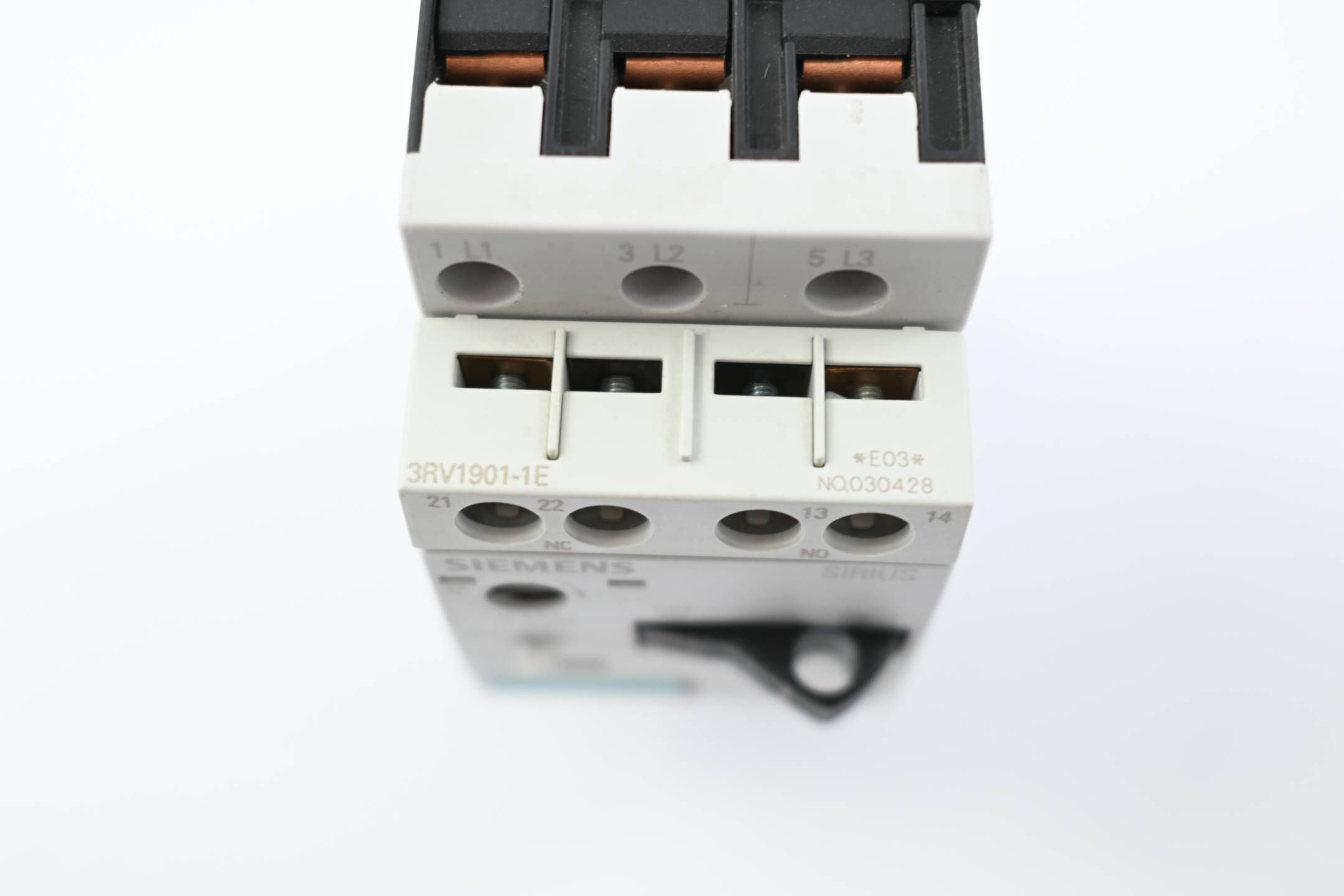 Siemens Leistungsschalter Sirius 3RV1011-1BA15 ( 3RV1 011-1BA15 ) + 3RV1901-E