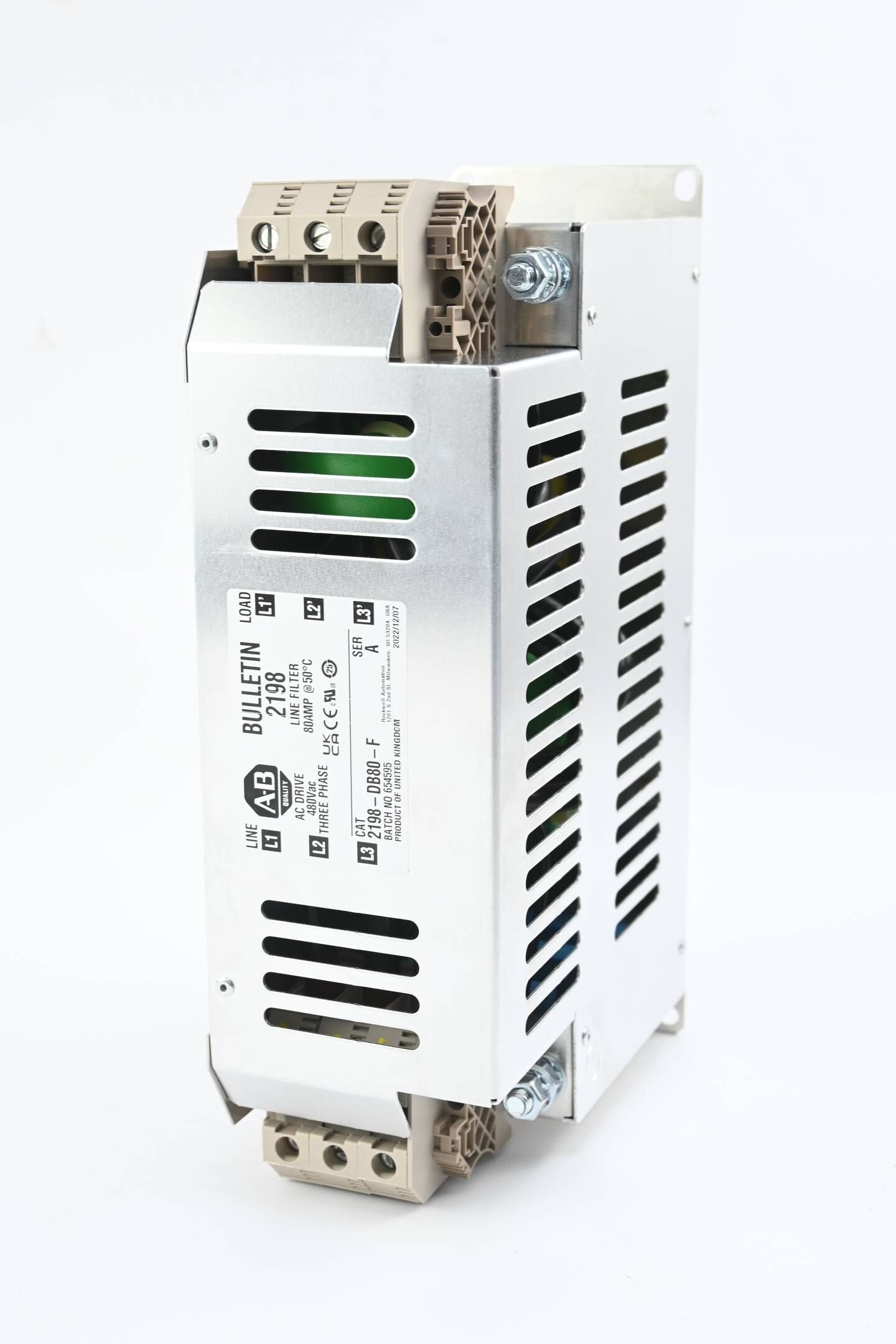 Allen Bradley Bulletin 2198 EMV-Netzfilter 2198-DB80-F
