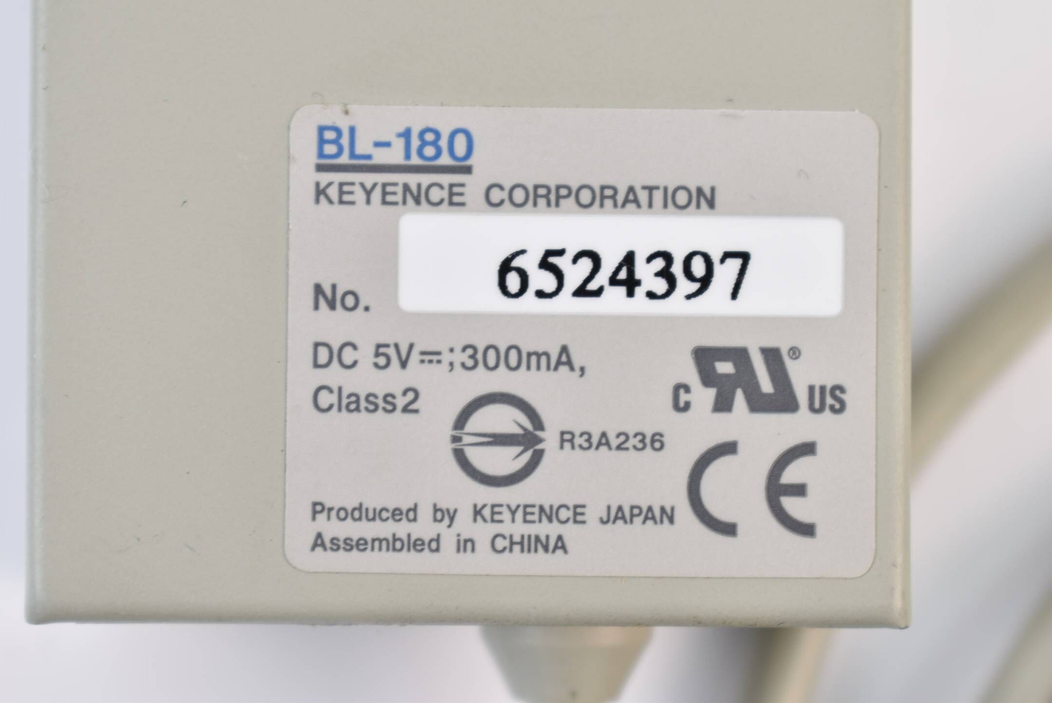 Keyence Barcodescanner Class2 DC 5V 300mA BL-180
