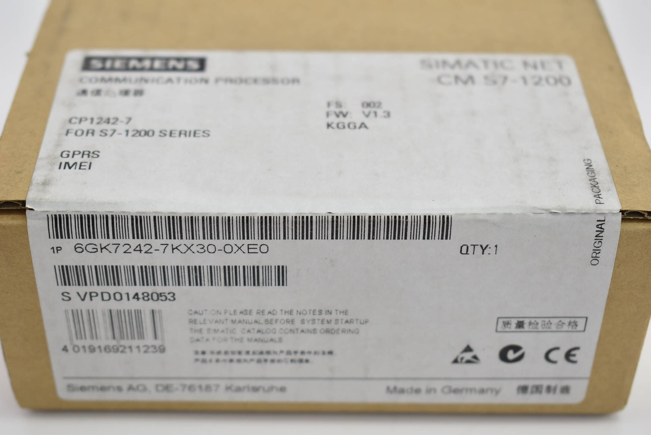 Siemens simatic net CM S7-1200 6GK7 242-7KX30-0XE0 ( 6GK7242-7KX30-0XE0 ) E2