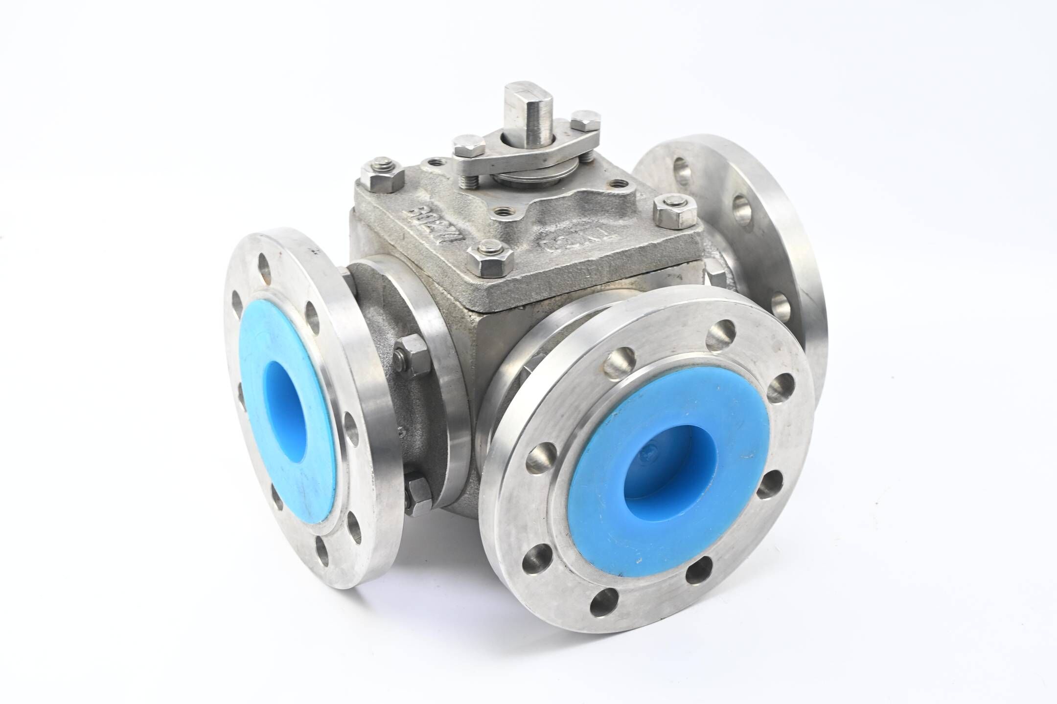 TYCO  3-Wege-Kugelhahn L-Port PN10/16 ( DN80 ) KEH-L775