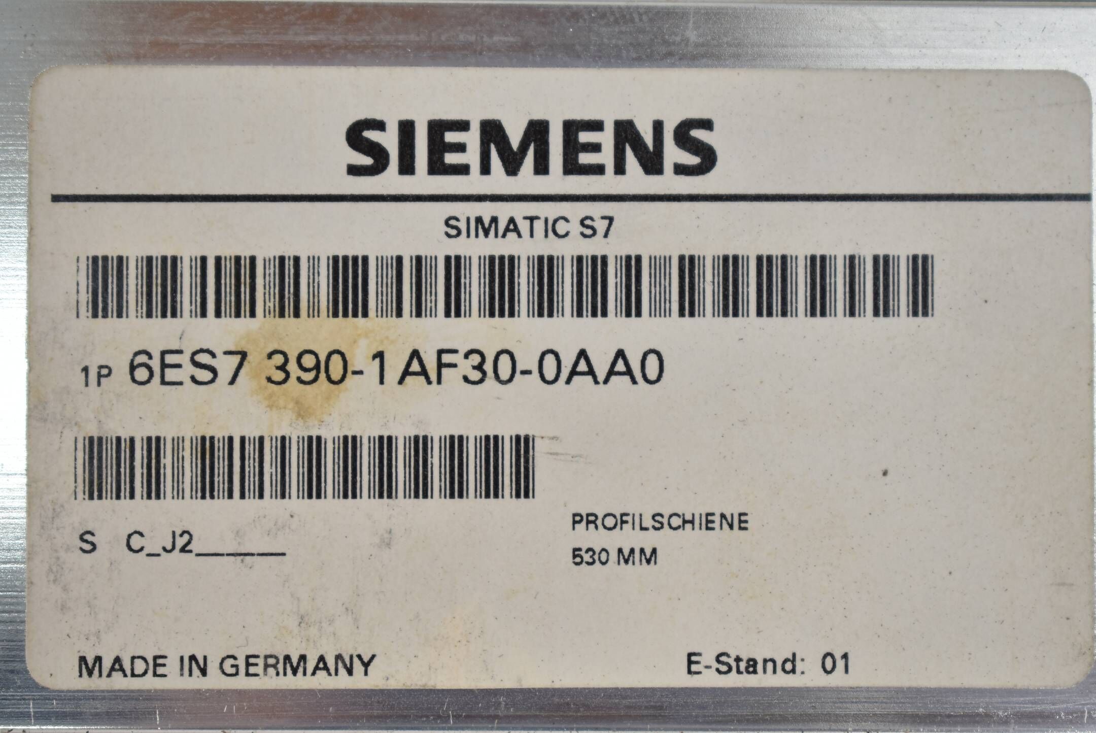 Siemens Simatic S7-300 30cm 6ES7390-1AF30-0AA0 ( 6ES7 390-1AF30-0AA0 )