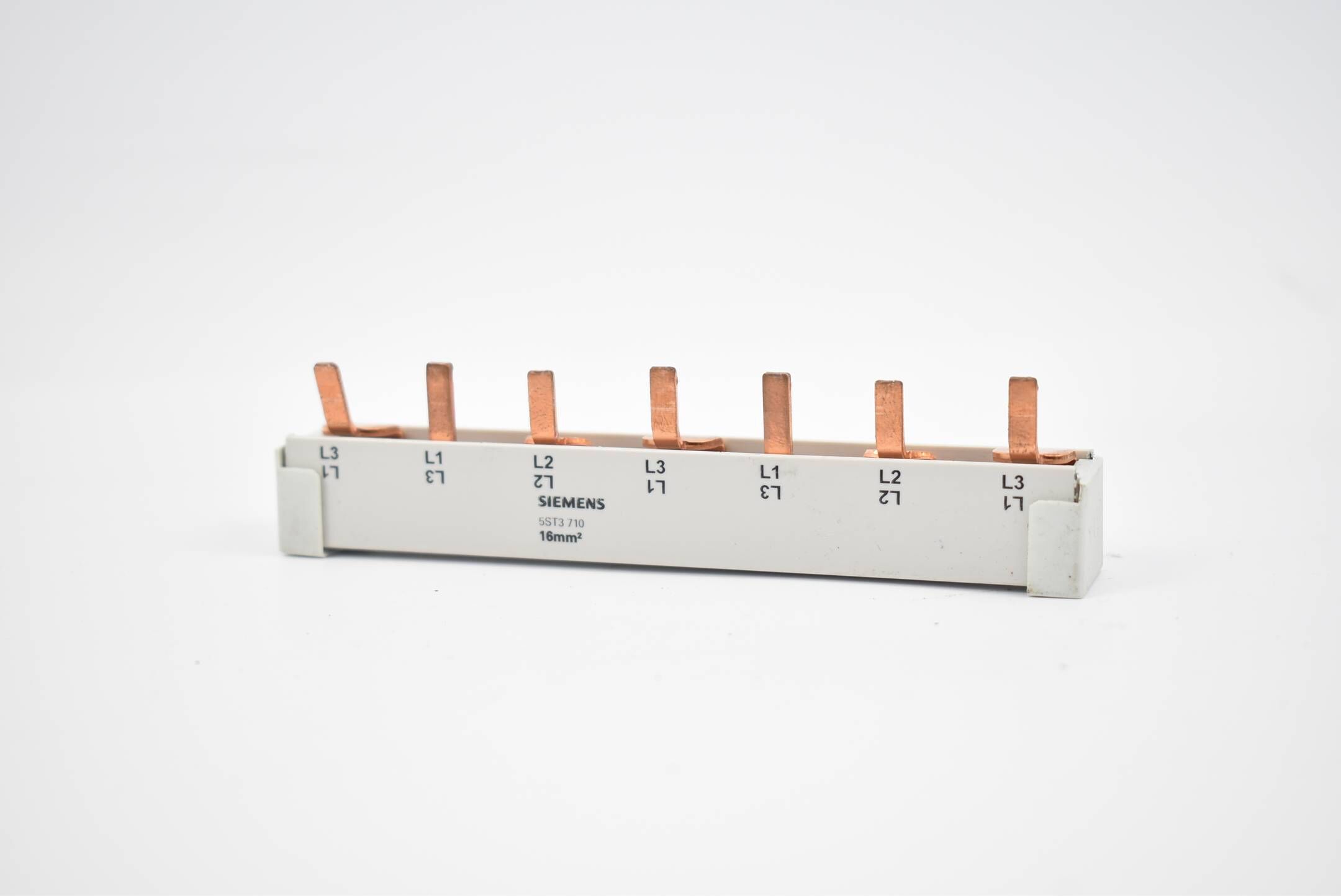 Siemens Stiftsammelschiene berührungssicher 5ST3710 ( 5ST3 710 ) 12,5cm ( 16mm² )