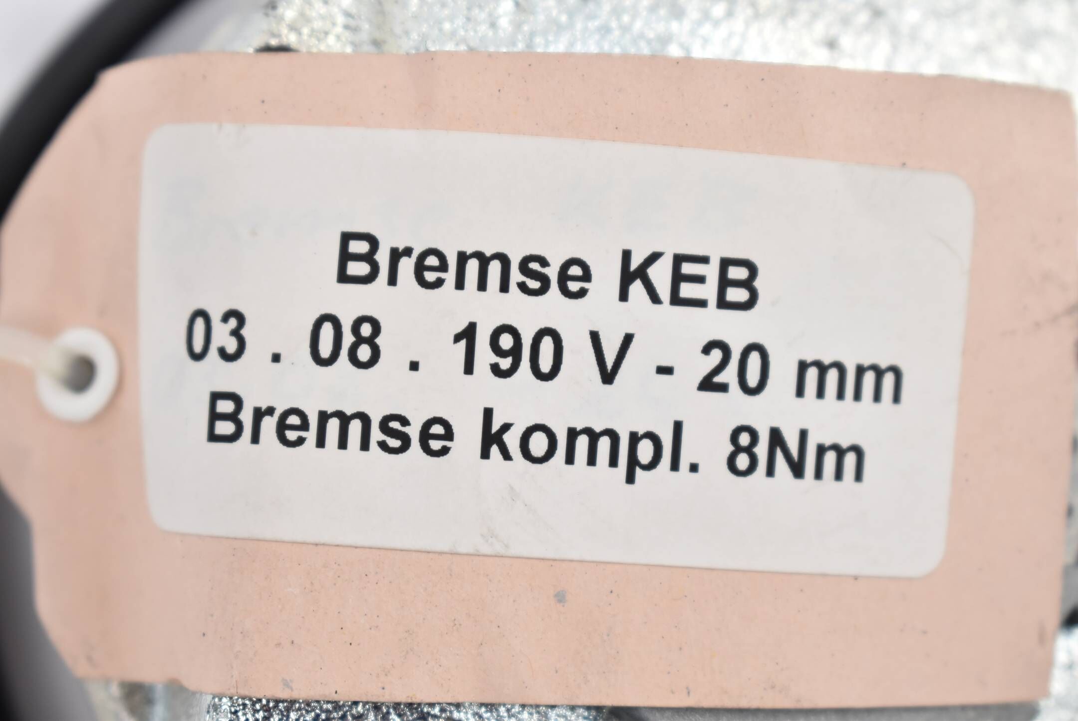 KEB Motorbremse 03.08.190-2051