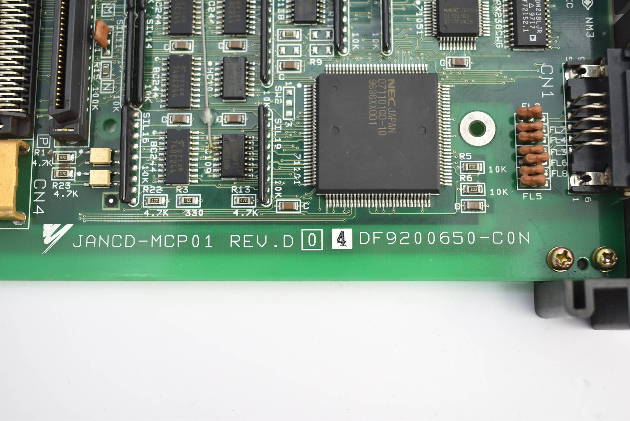 Yaskawa JANCD-MCP01 DF9200650-C0N Rev. D04 + JANCD-MMM02 Rev. D02