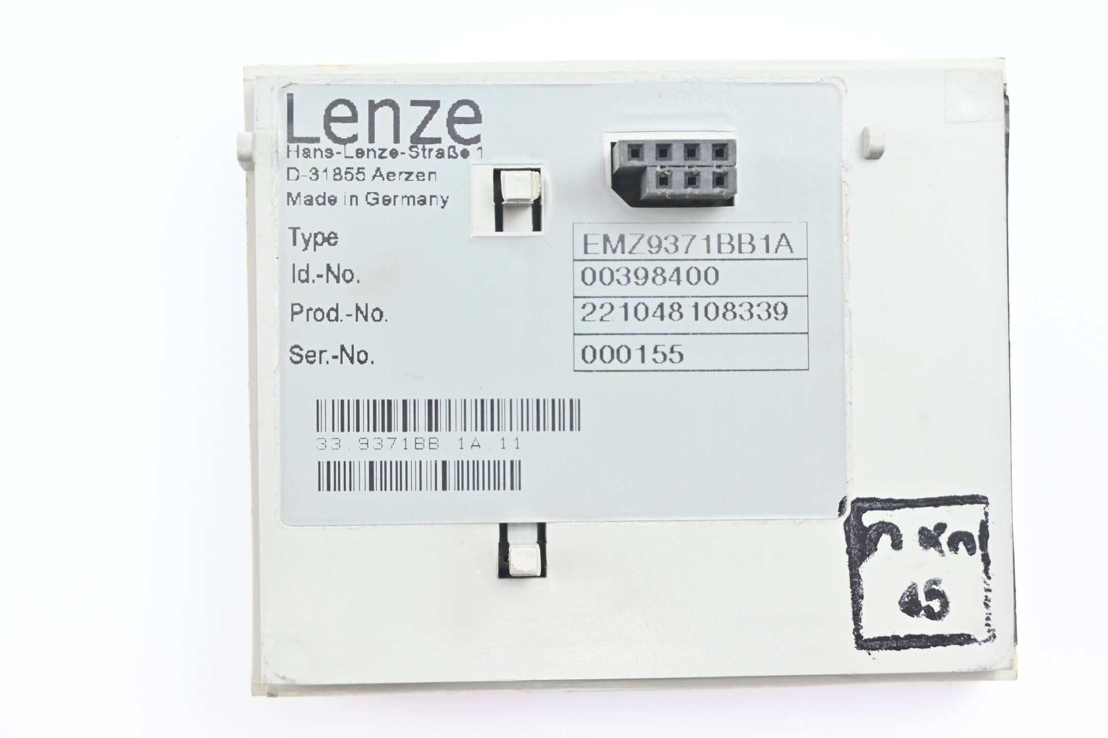 Lenze Keypad EMZ9371BB1A ( 00398400 )