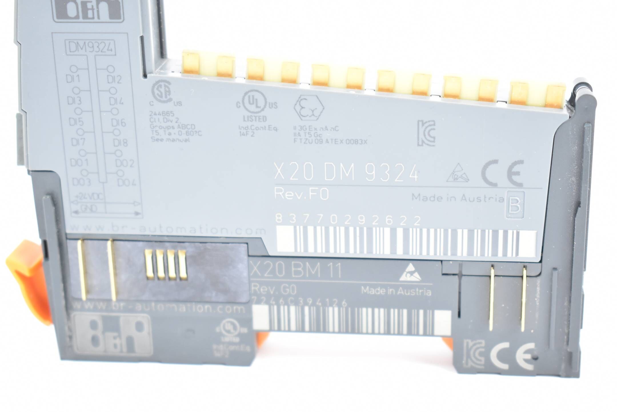 B&R digitales Mischmodul X20DM9324 + X20BM11 ( X20 DM 9324 )