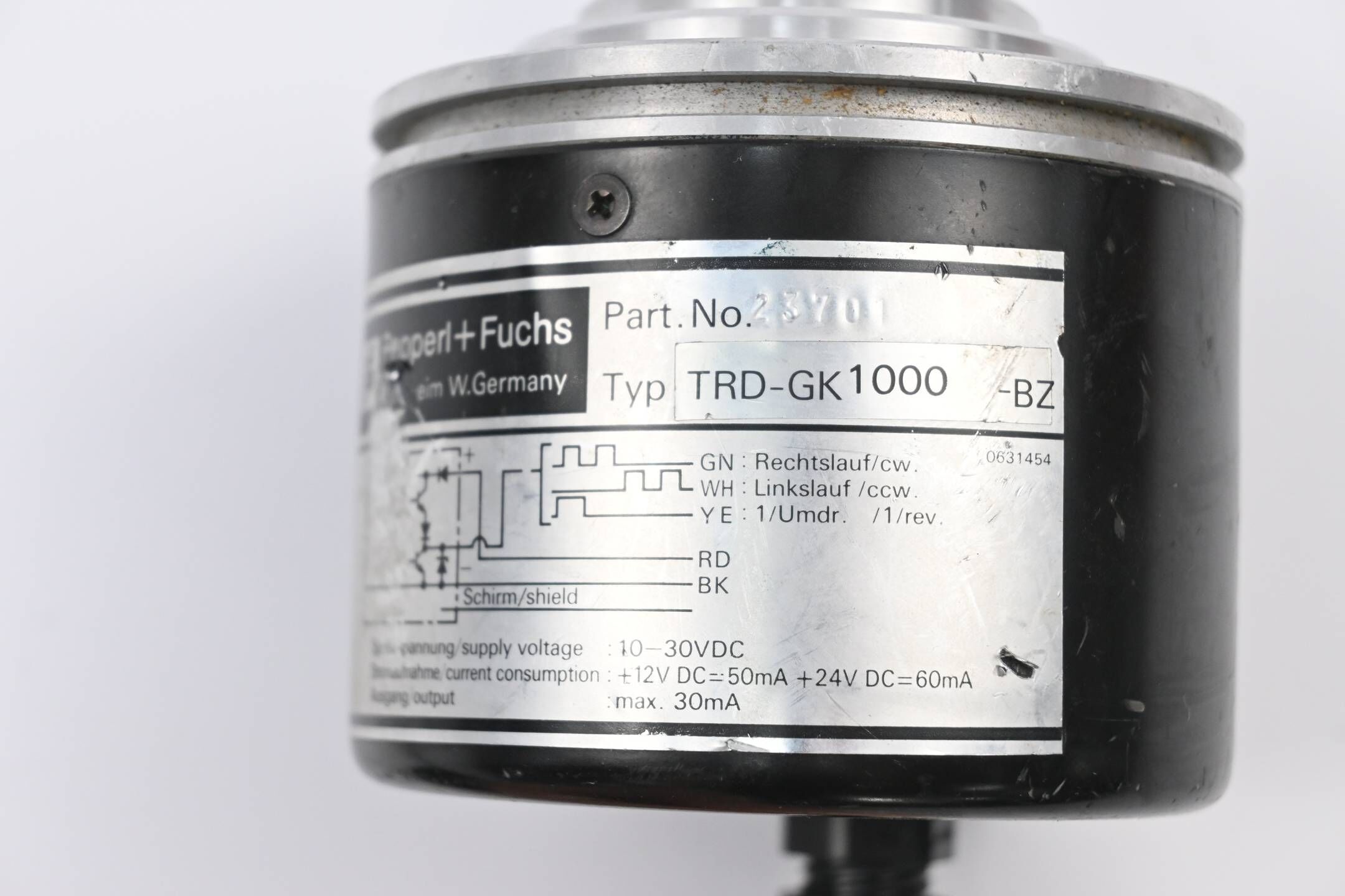 Pepperl + Fuchs Drehgeber TRD-GK1000-BZ ( 23701 ) 10-30 VDC 30mA