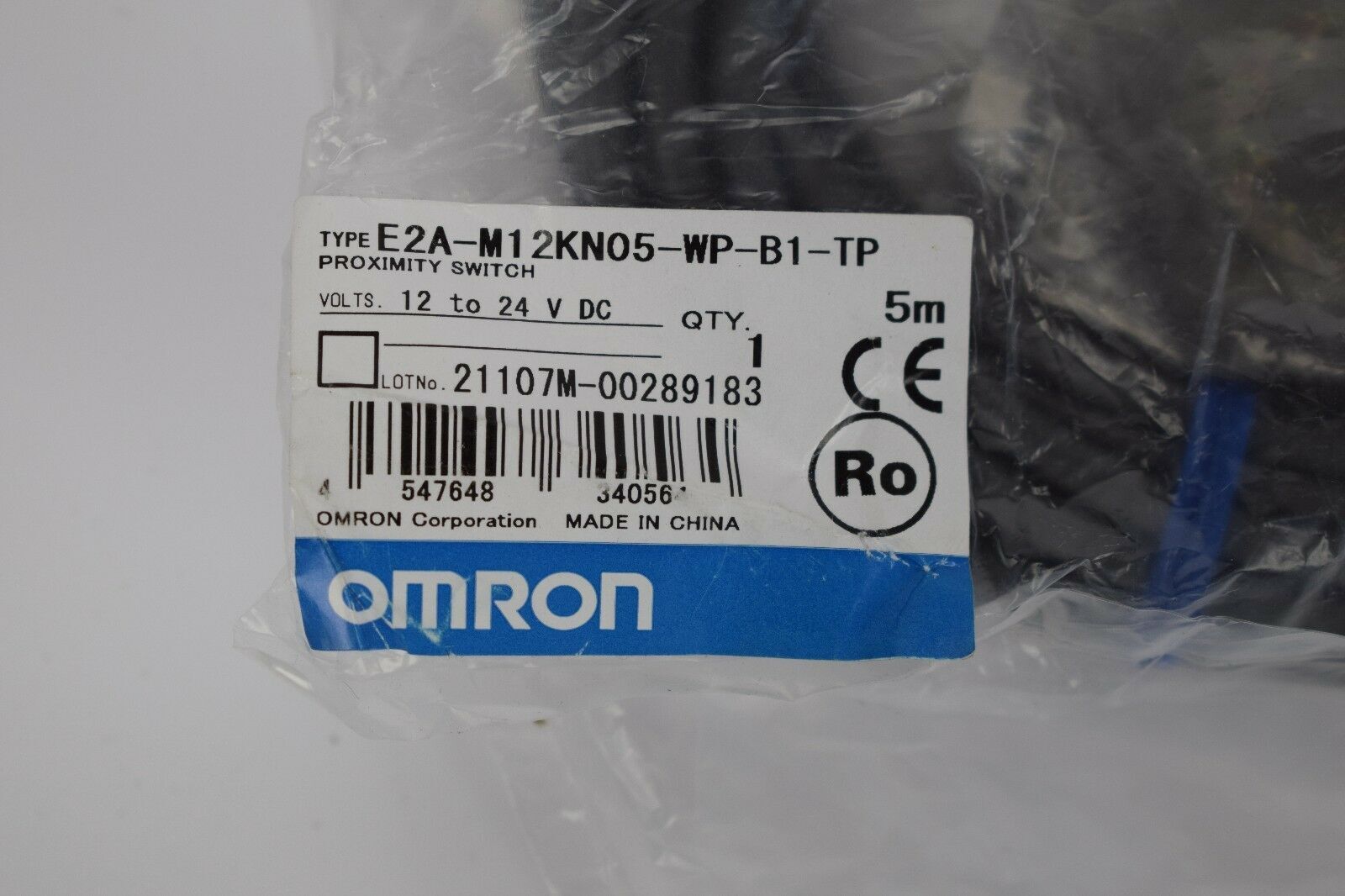 Omron PROXIMITY SWITCH E2A-M12KN05-WP-B1-TP