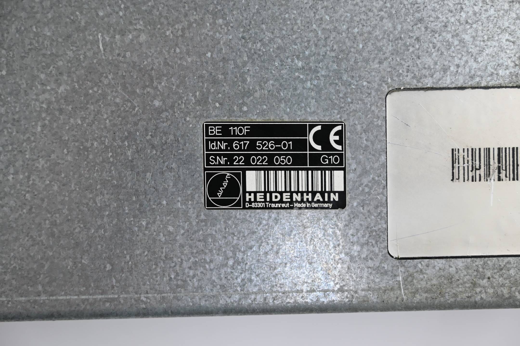 Heidenhain Panel BE 110F ( 617526-01 ) 617 526-01 Ver. G10