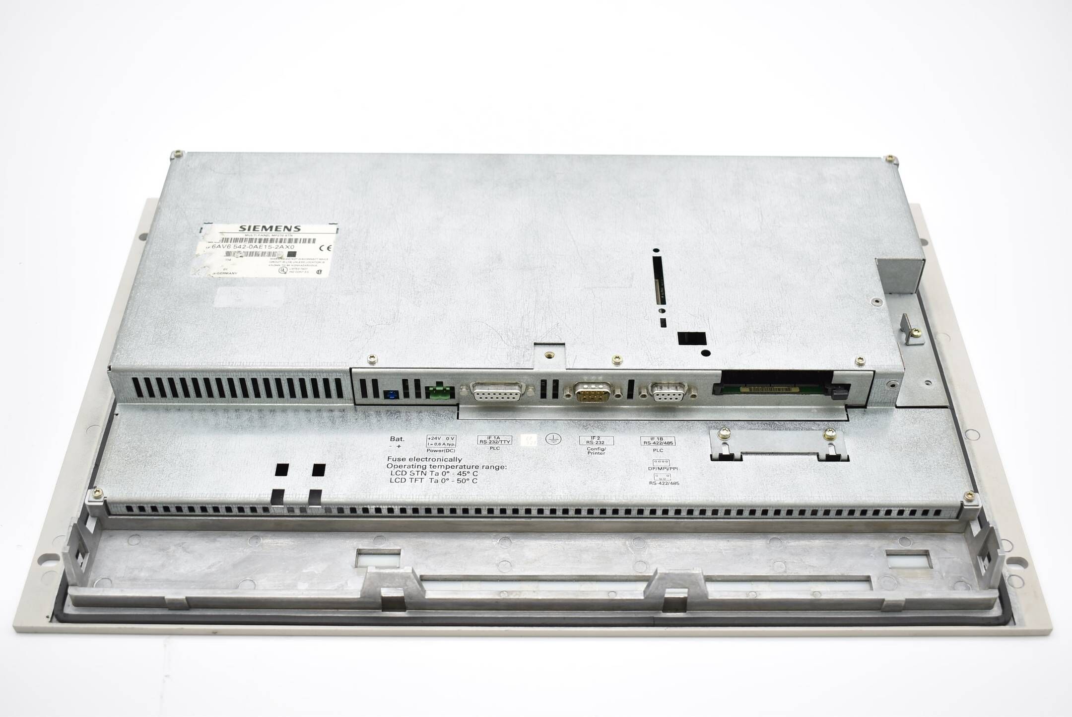 Siemens Multipanel MP270 STN 6AV6 542-0AE15-2AX0 ( 6AV6542-0AE15-2AX0 ) E.01