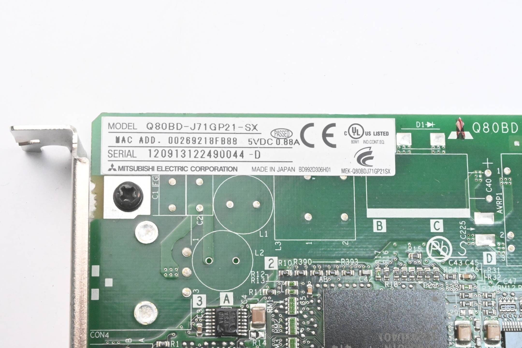 Mitsubishi CC-Link IE Karte Q80BD-J71GP21-SX