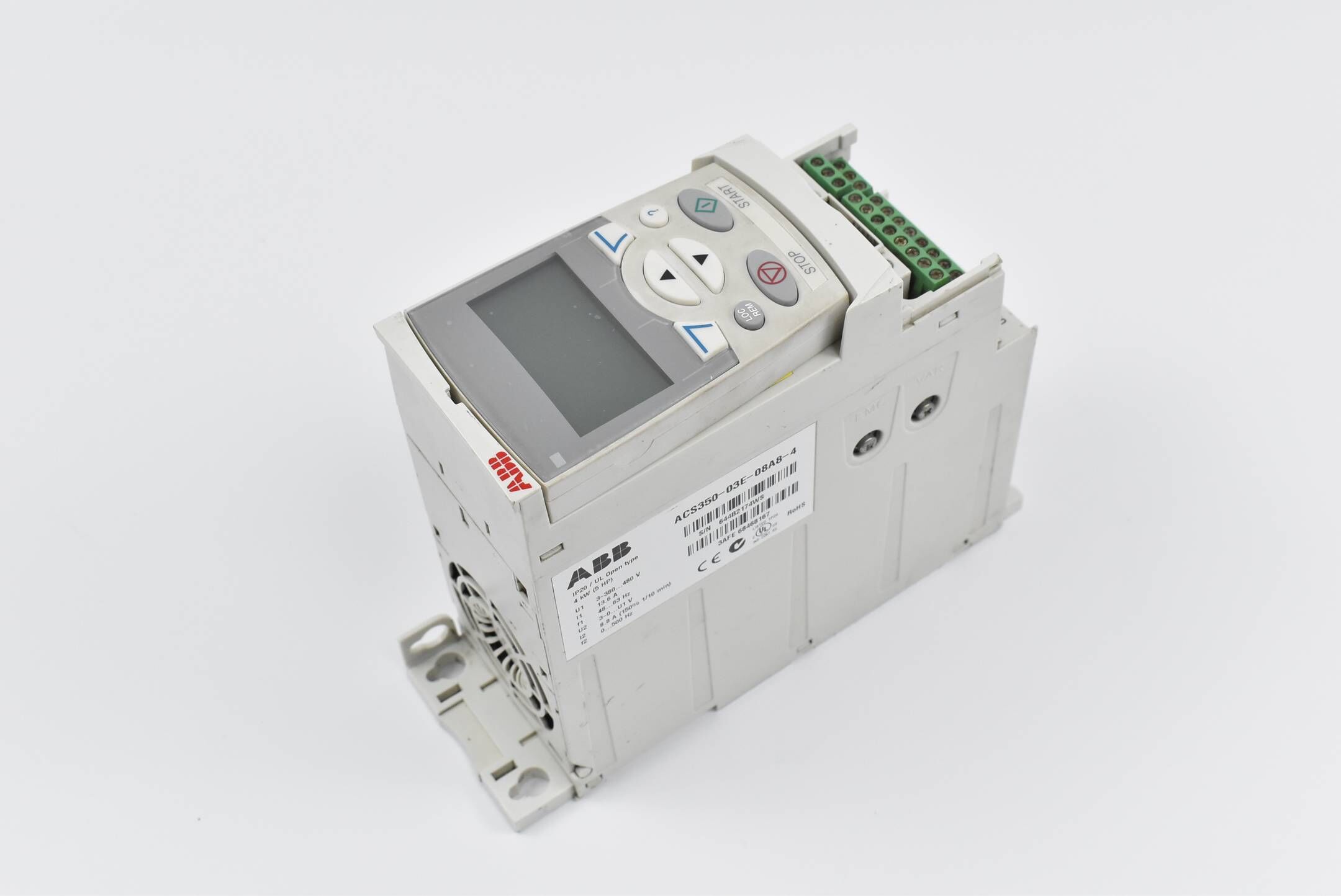 ABB Frequenzumrichter ACS350-03E-08A8-4 inkl. ACS-CP-A Bedienpanel