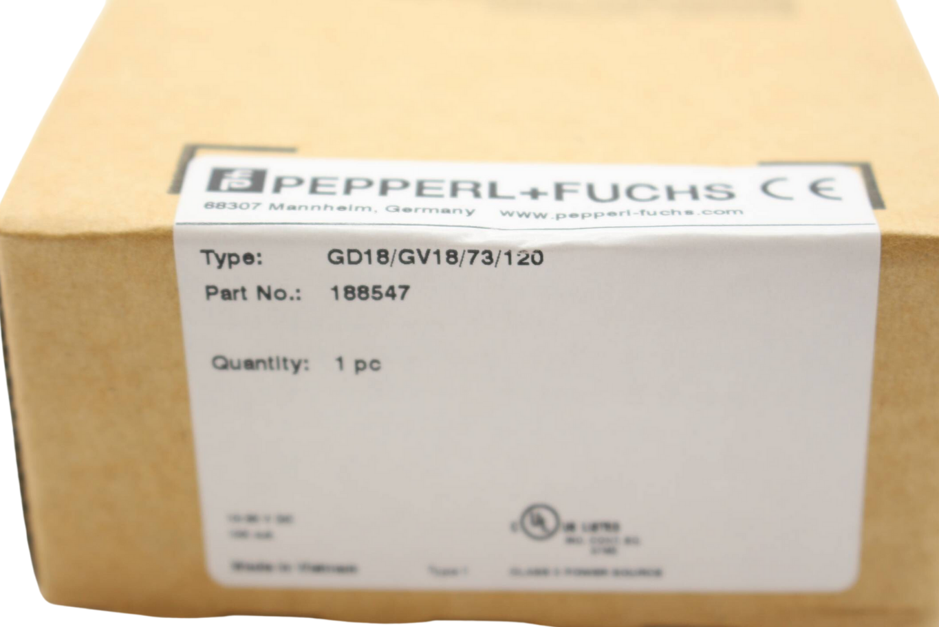 Pepperl+Fuchs Einweg-Lichtschranke GD18/GV18/73/120 ( 188547 )