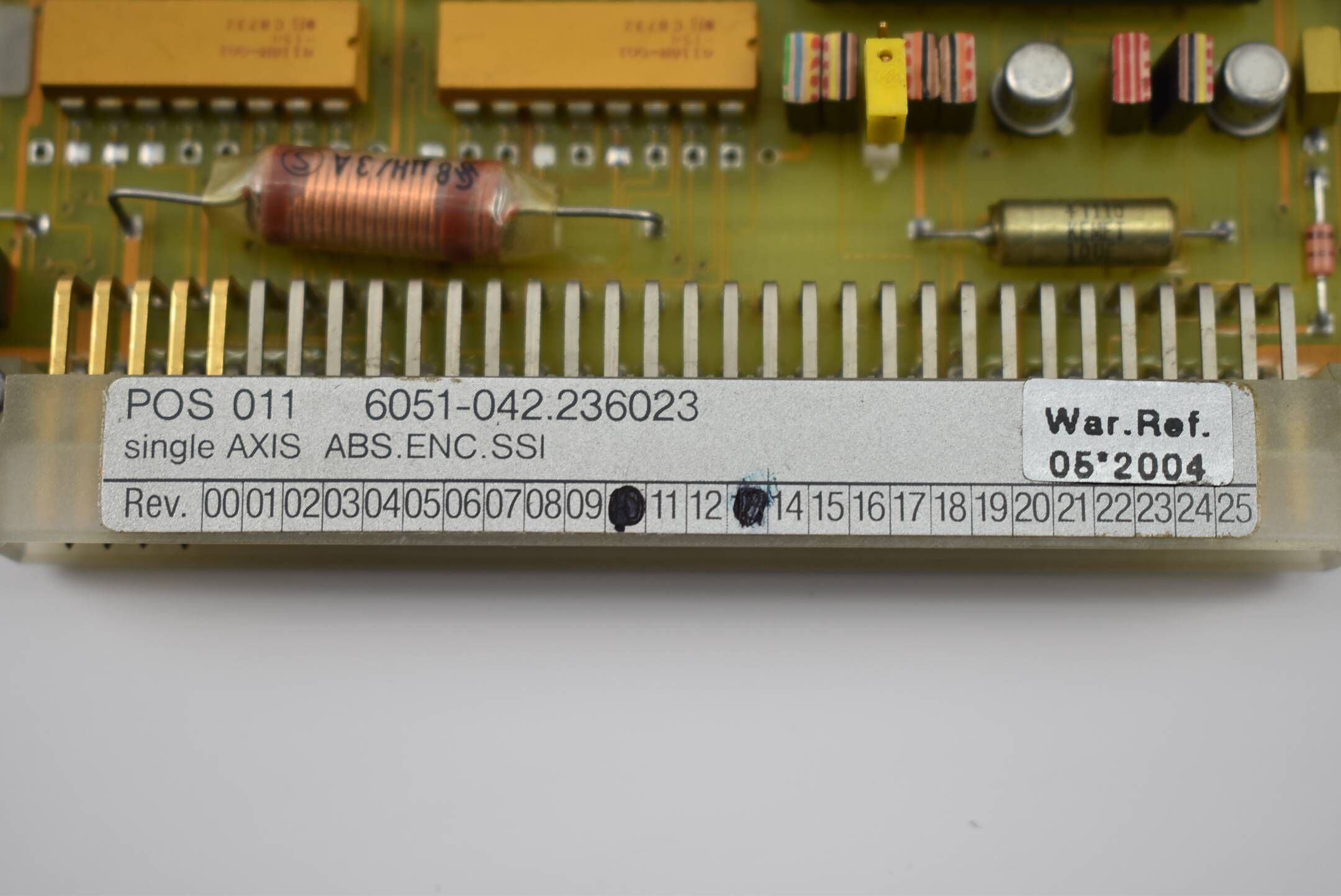 AEG single AXIS Board RS 232 C ( 6051-042.236023 ) POS 011
