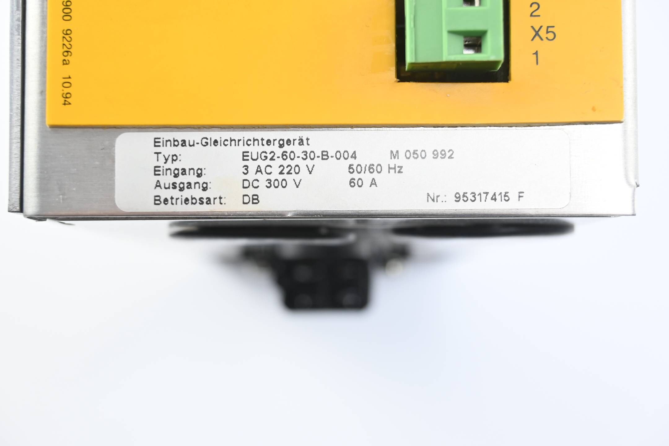 Baumüller Elbtronik Einbau-Gleichrichtergerät EUG2-60-30-B-004