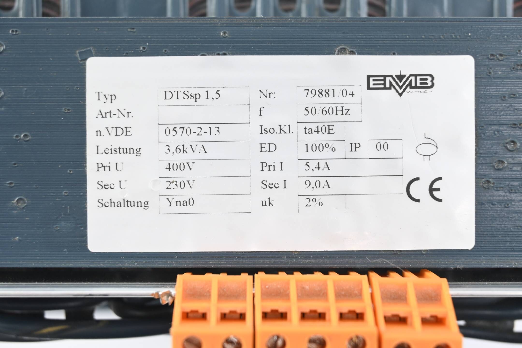 EMB Transformator DTSsp 1,5 ( 79881/04 )
