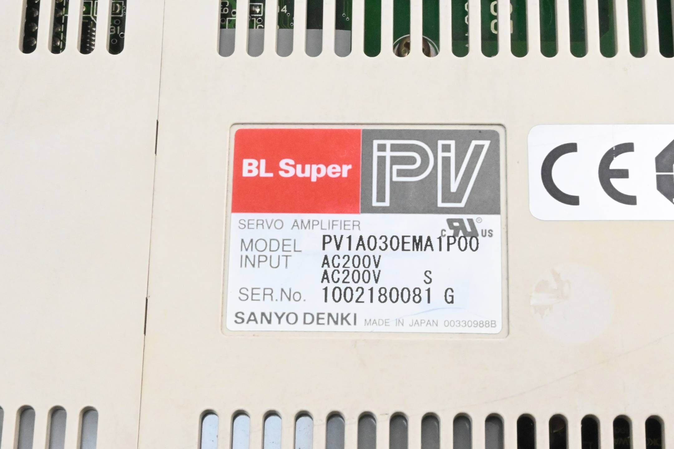 Sanyo Denki Servoverstärker BL Super PV ( PV1A030EMA1P00 )
