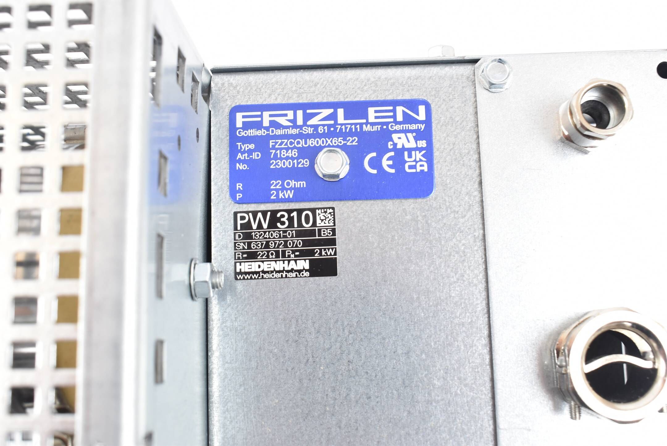 Heidenhain Bremswiderstand für Umrichter PW310 ( 1324061-01 ) Ver. B5