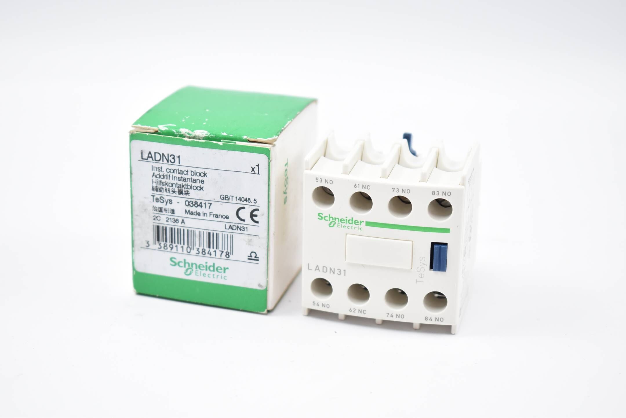 Schneider Electric Telemecanique Hilfsschalterblock LADN31 ( 038417 )