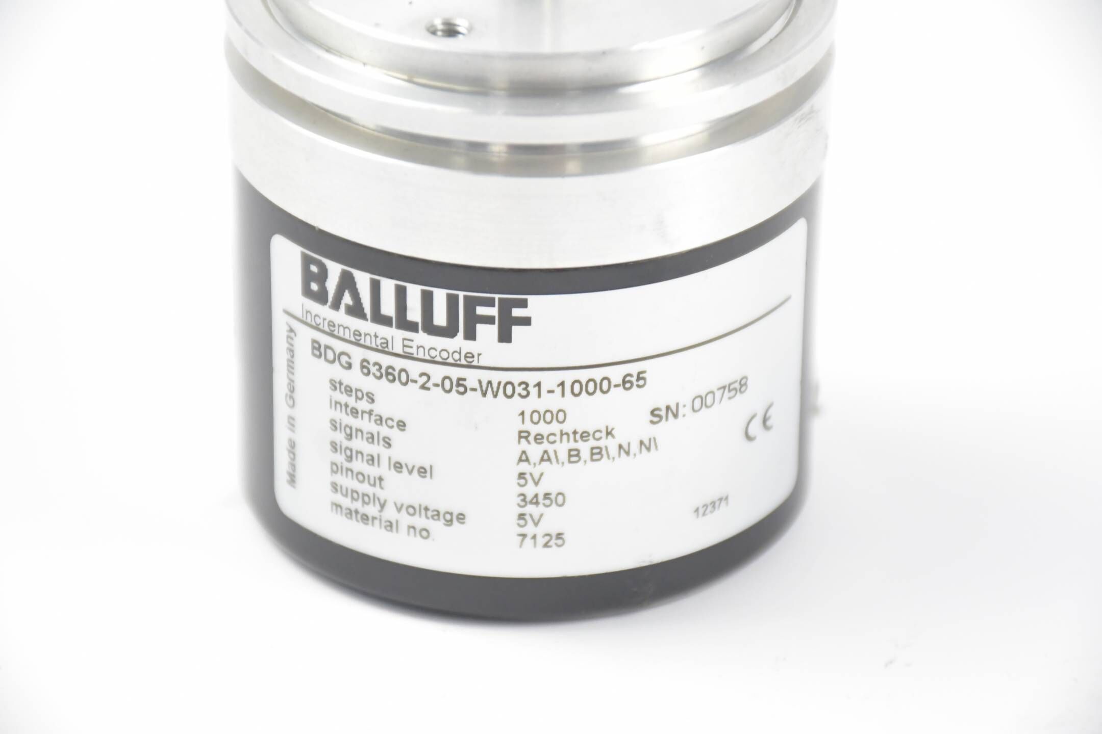 Balluff Drehgeber BDG 6360-2-05-W031-1000-65