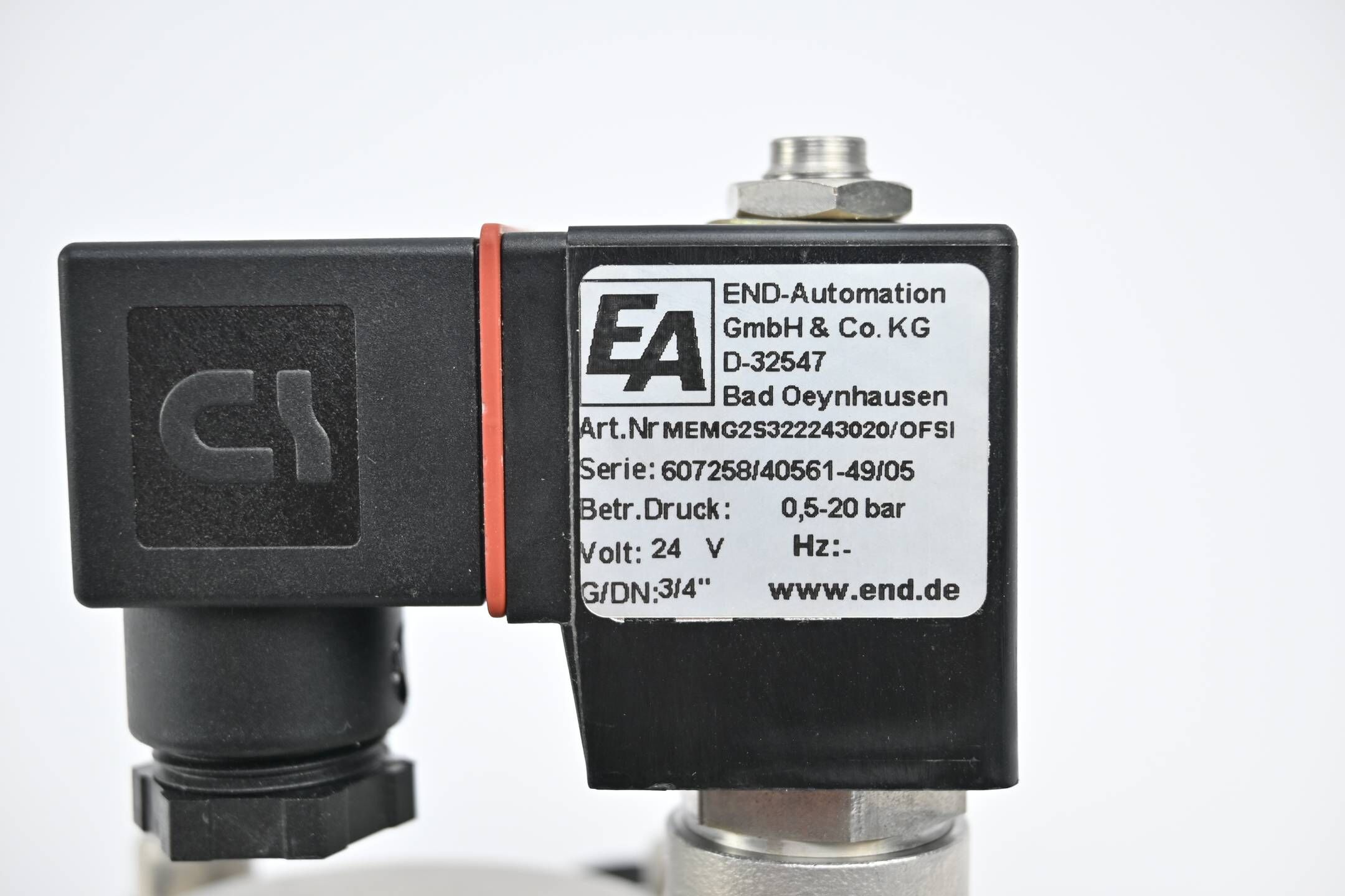 END-Armaturen Magnetventil 0,5-20bar MEMG2S322243020/OFSI