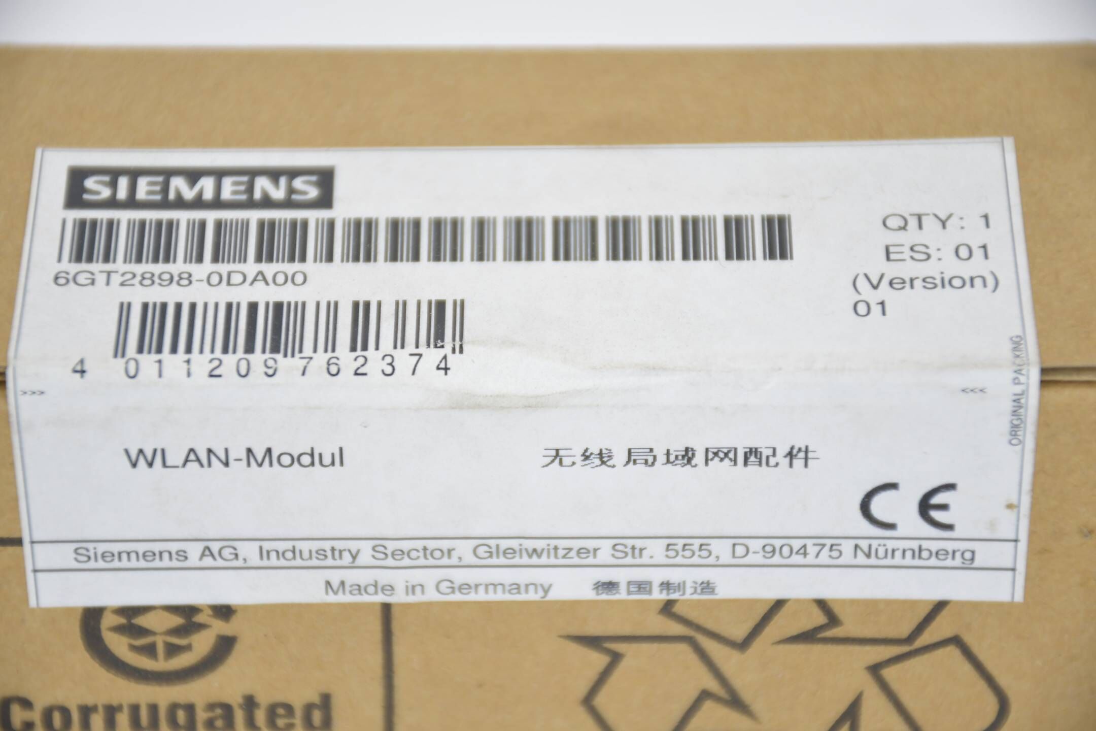 Siemens simatic RF Wlan für Handterminal 6GT2898-0DA00 ( 6GT2 898-0DA00 ) E1