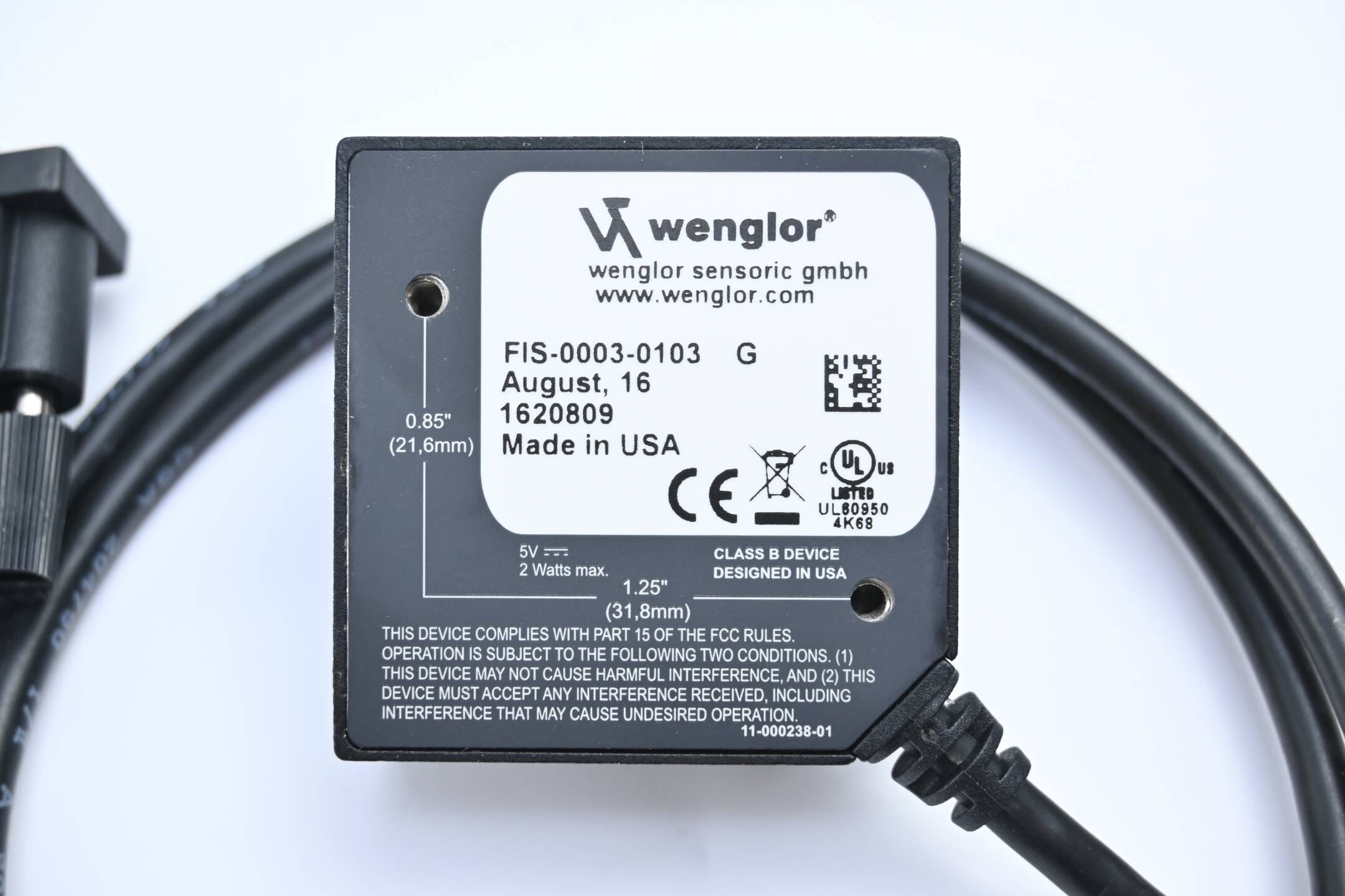 Wenglor Barcode-Linienscanner FIS-0003-0103
