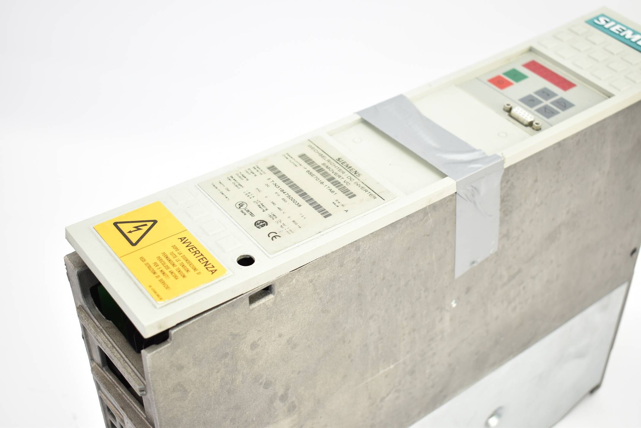 Siemens Simovert VC 6SE7 016-1TA61 ( 6SE7016-1TA61 ) Ver. A