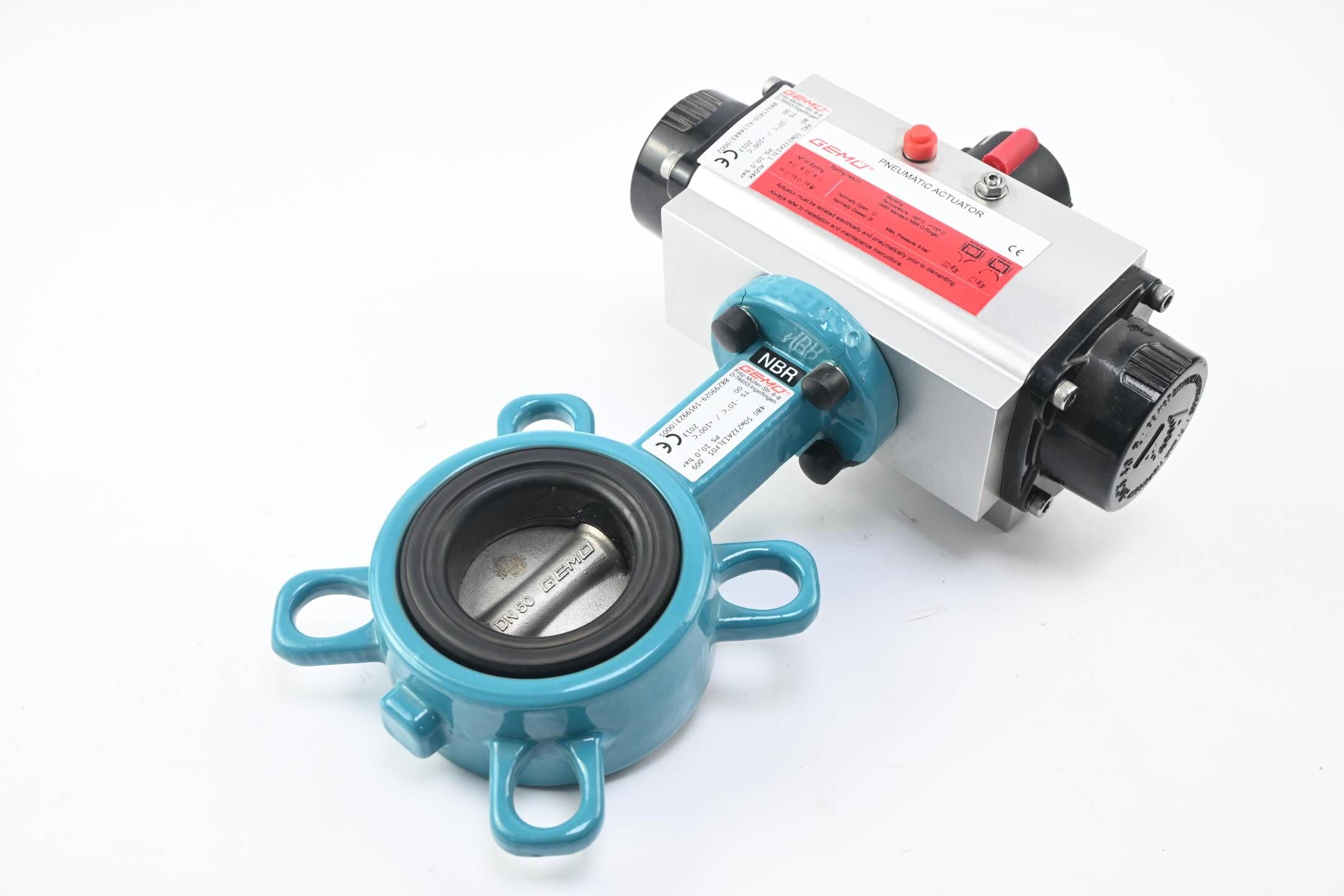 Gemü Victoria Absperrklappe 481 50W232A13L1 inkl. 480 50W232A13LF05
