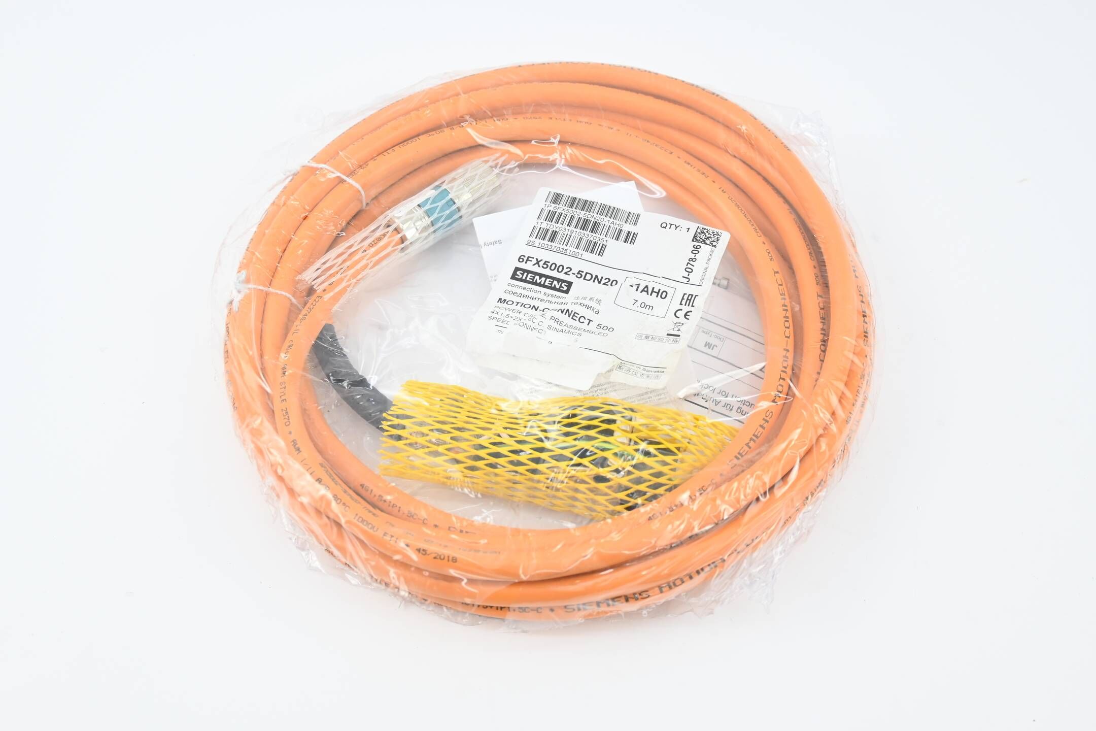 Siemens Leistungsleitung 6FX5002-5DN20-1AH0 ( 6FX5 002-5DN20-1AH0 ) 7,0m