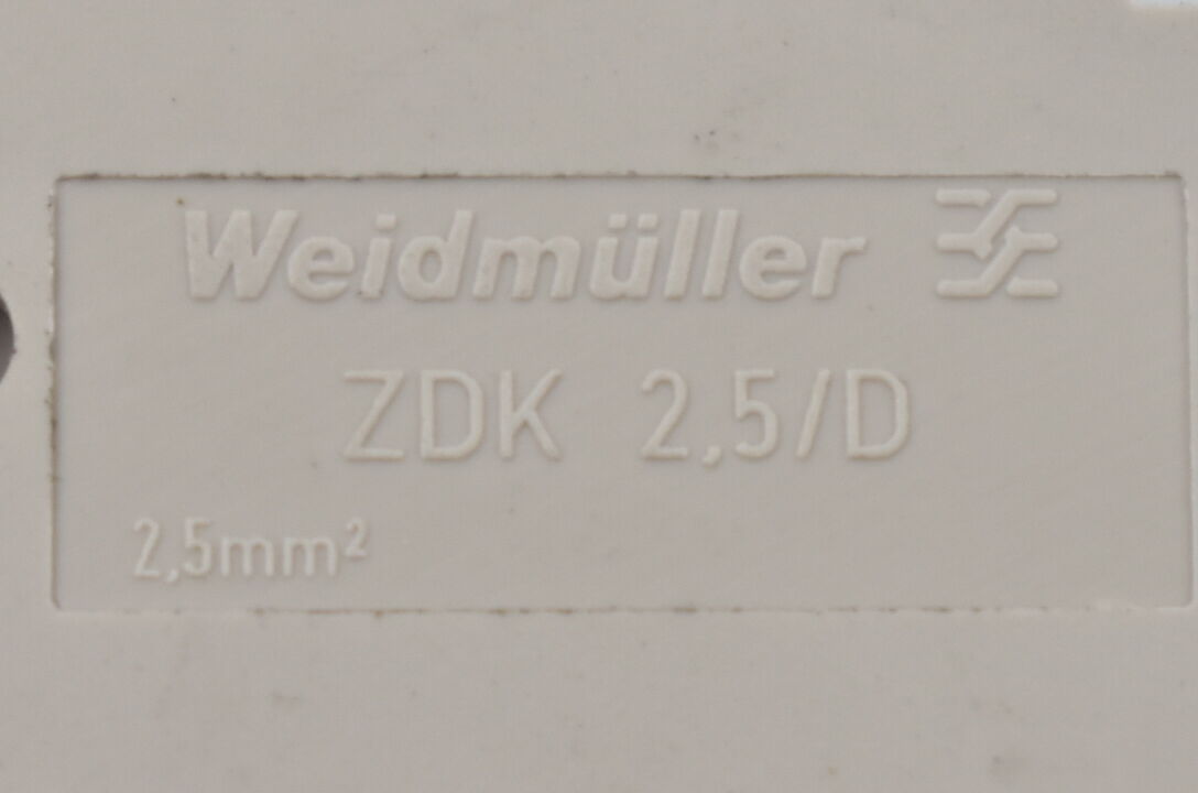 Weidmüller Reihenklemmen ZDK 2,5/D ( VE 10 Stück )
