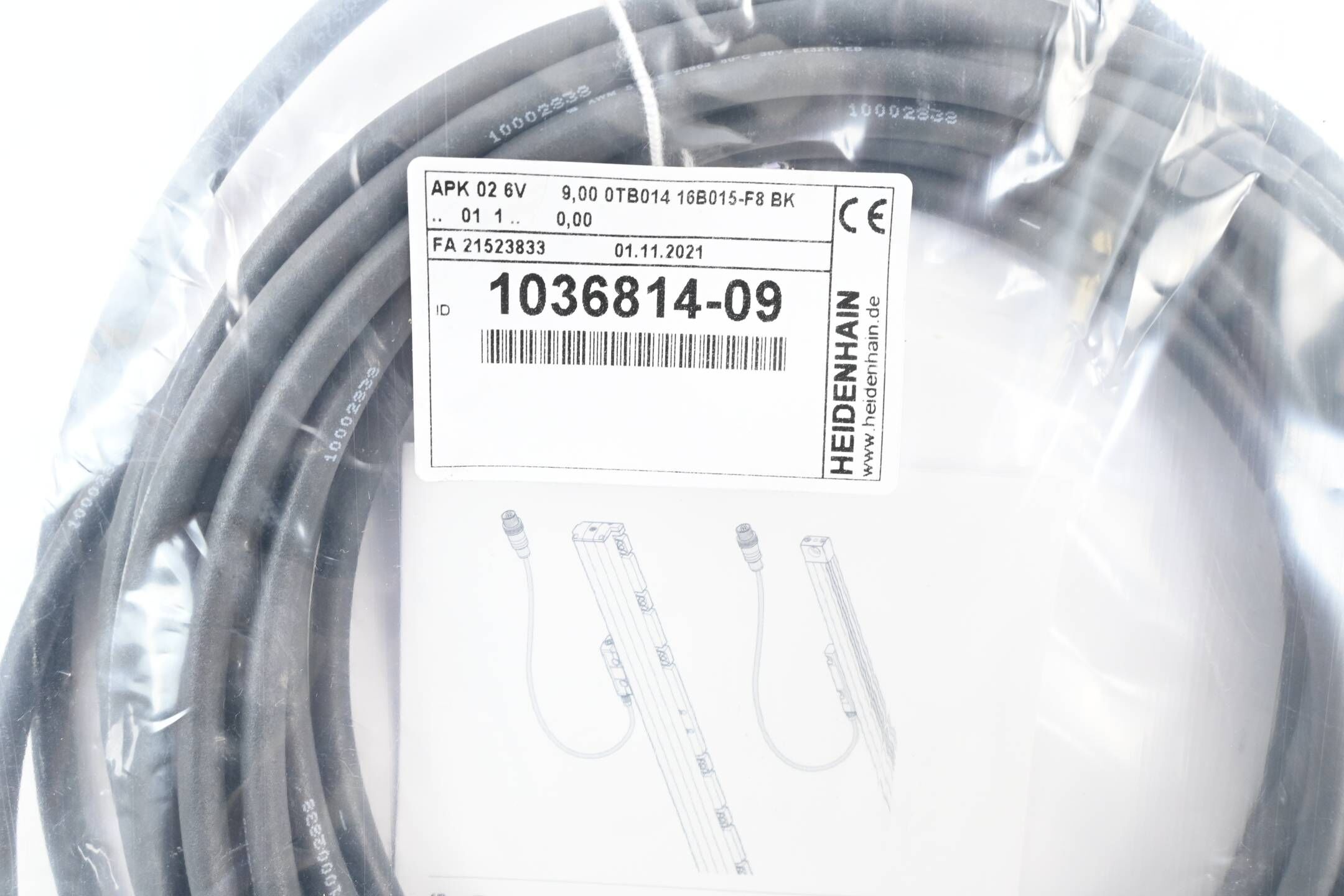 Heidenhain Adapterkabel zum Anschluss von Steckersystemen 1036814-09 / 9m